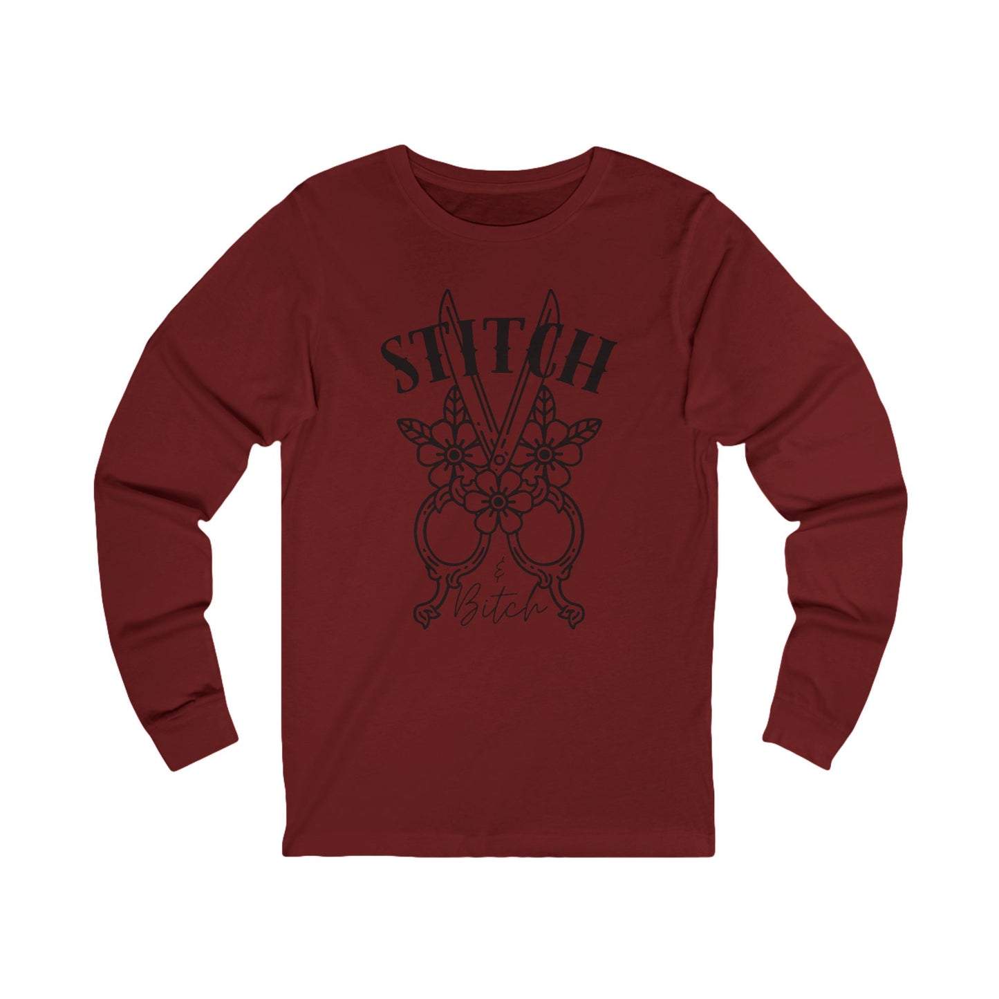 Stitch & Bitch Long Sleeve Tee