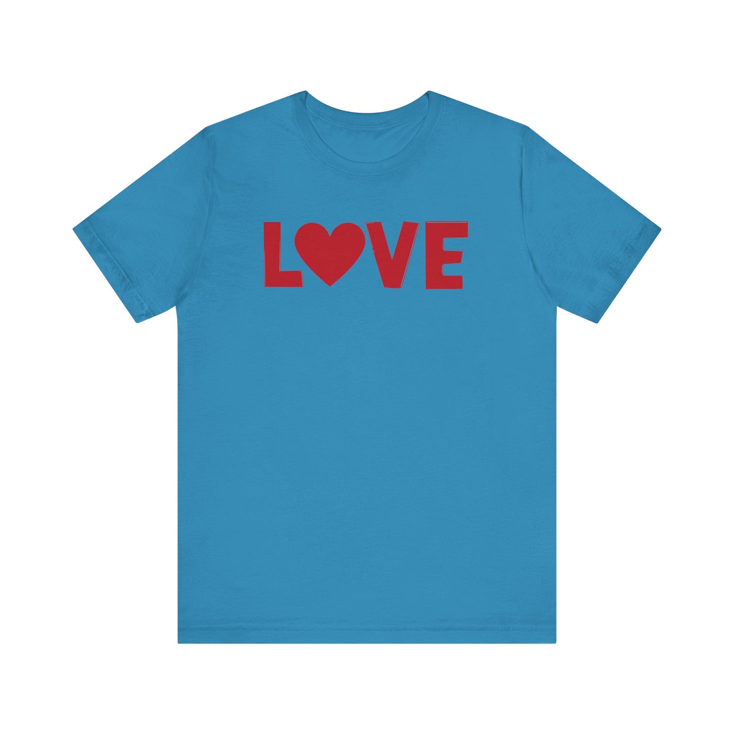 LOVE, Red, Valentines, T-Shirt, Unisex