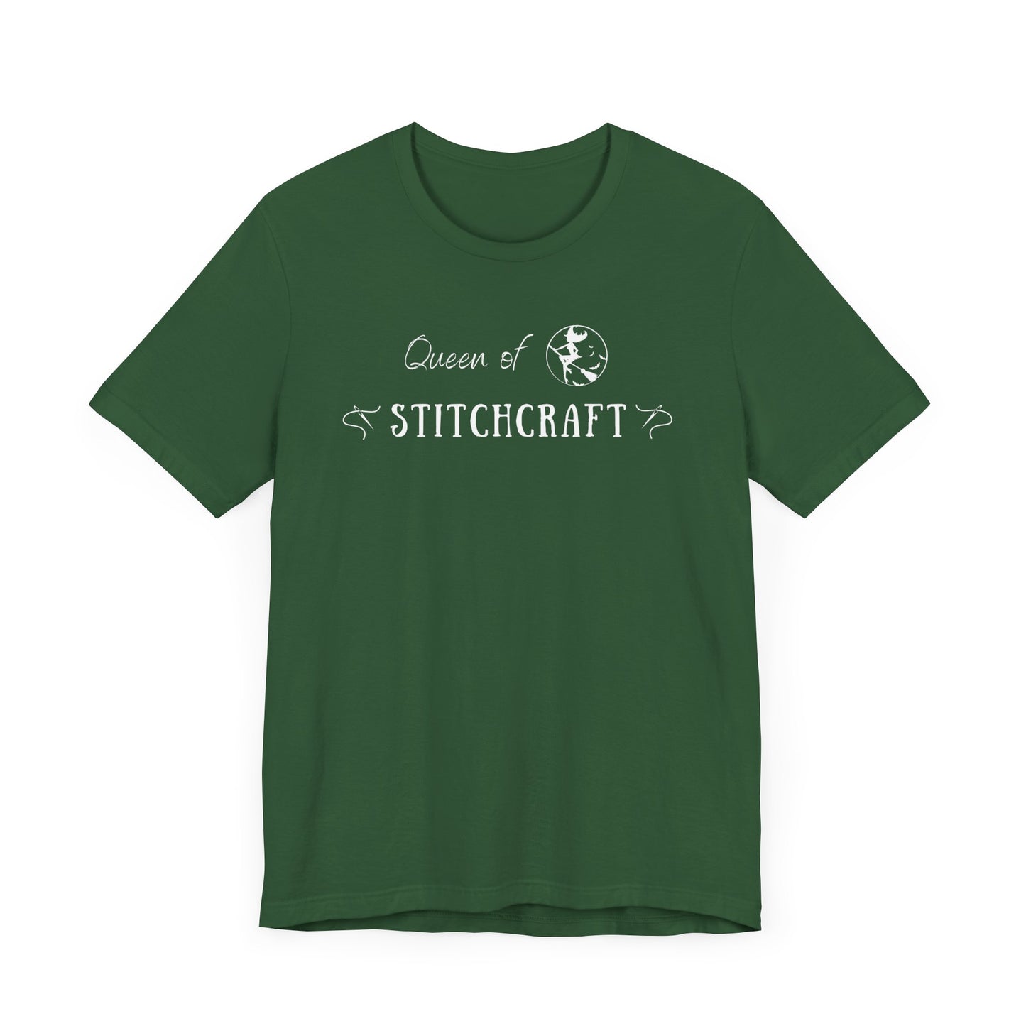 Queen of Stitchcraft, Cross Stitch, Queen, Witch, Stitching, T-Shirt, Unisex