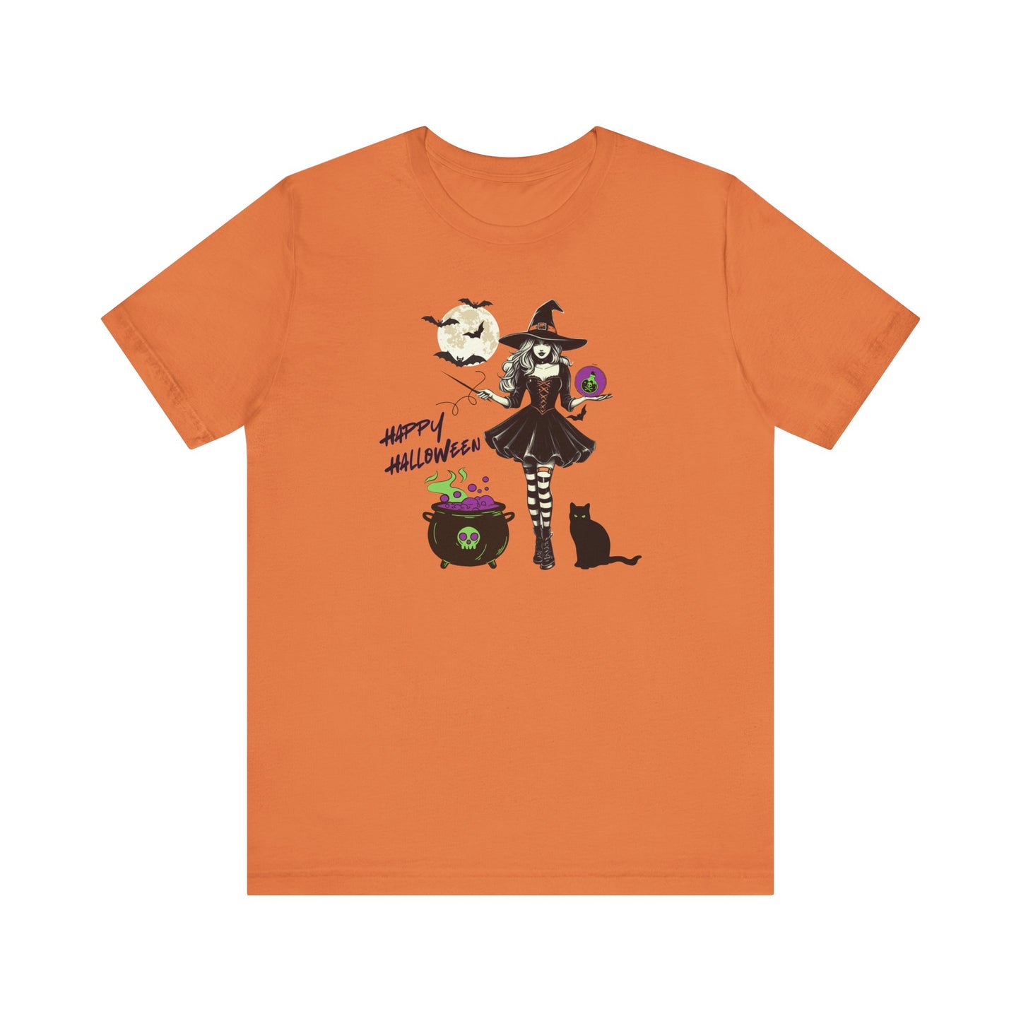 Halloween Witch Tee, Unisex Halloween Shirt, Spooky Shirt, Holiday Apparel, Pumpkin Patch T-shirt, Gift for Witch Lovers