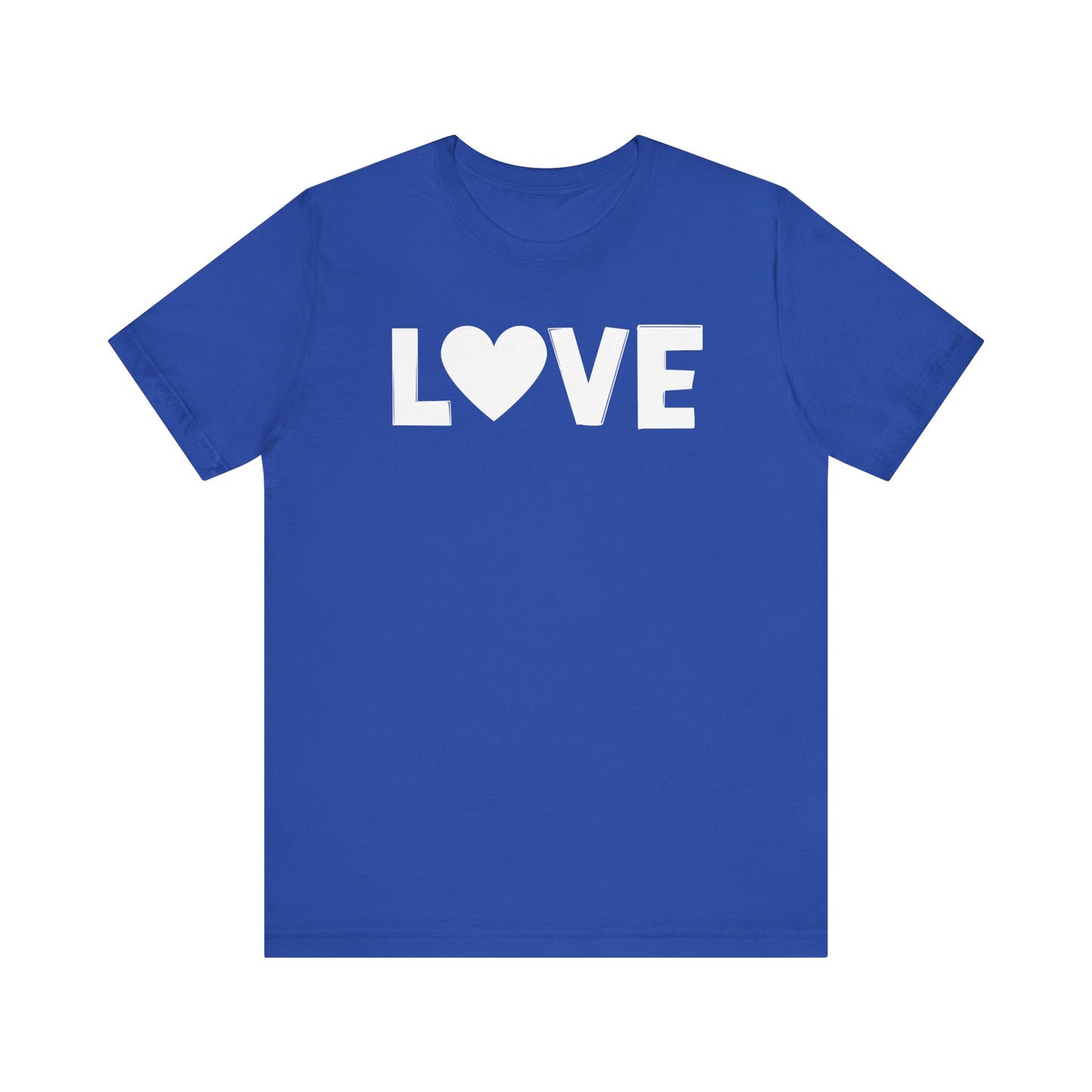 LOVE, Valentines, T-Shirt, Unisex, White