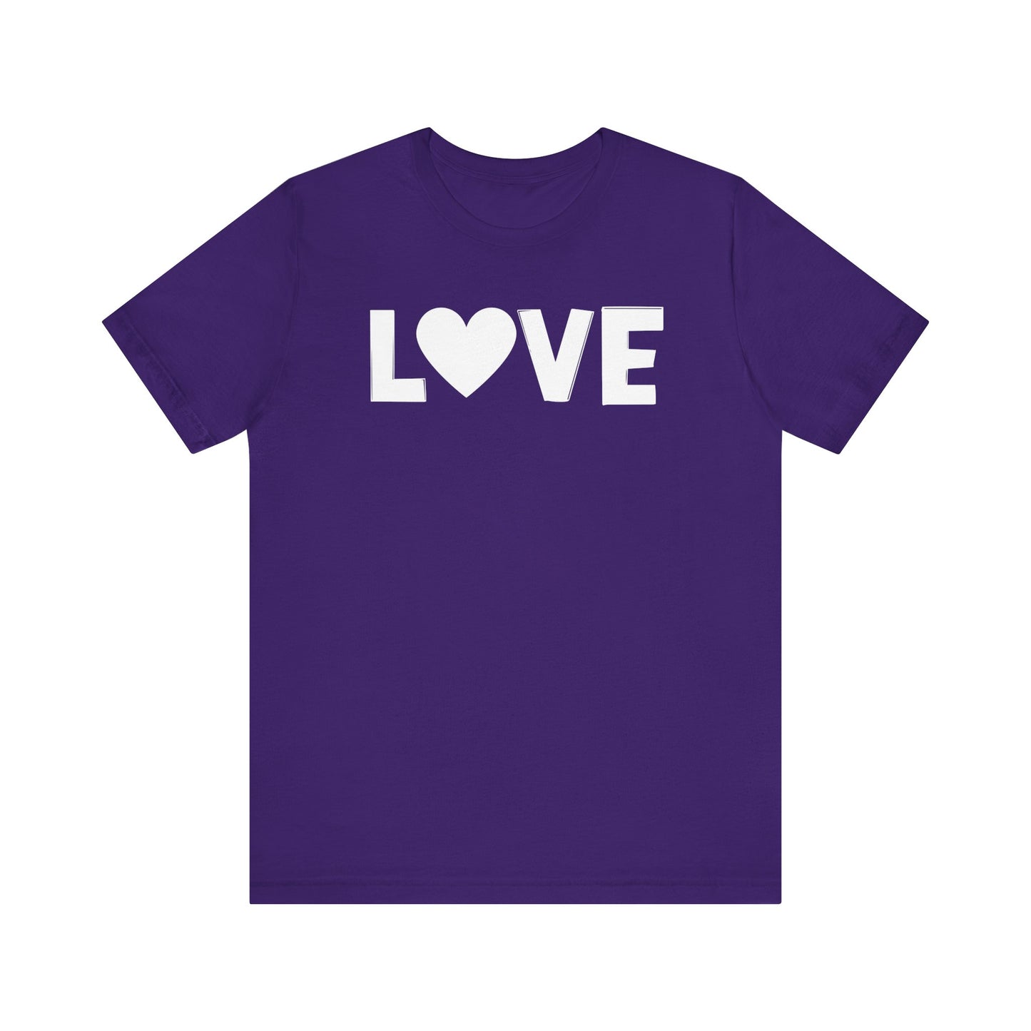 LOVE, Valentines, T-Shirt, Unisex, White