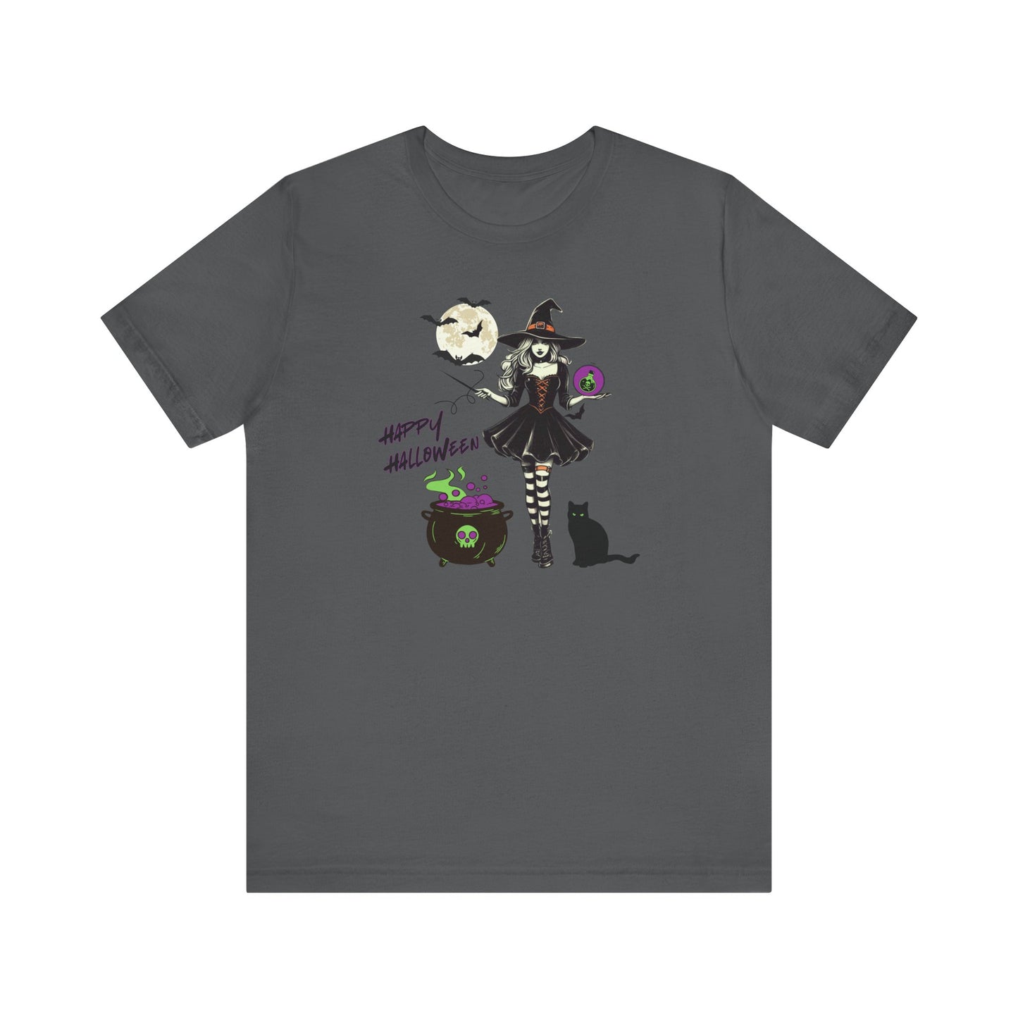 Halloween Witch Tee, Unisex Halloween Shirt, Spooky Shirt, Holiday Apparel, Pumpkin Patch T-shirt, Gift for Witch Lovers