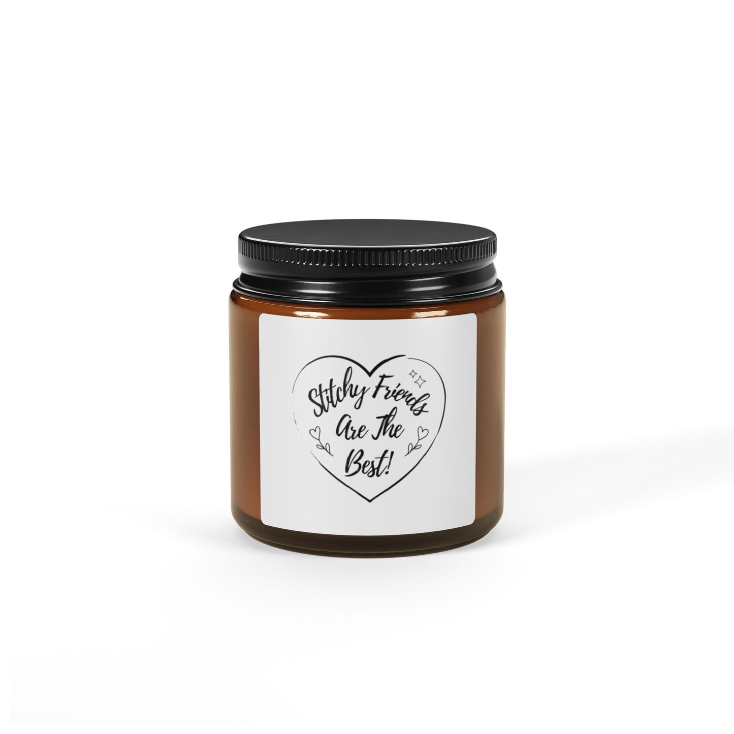 Stitchy Friends Are The Best, Scented Soy Candle, Relaxing Fragrance for Home Decor, Gift for Crafters, Calming Aromatherapy