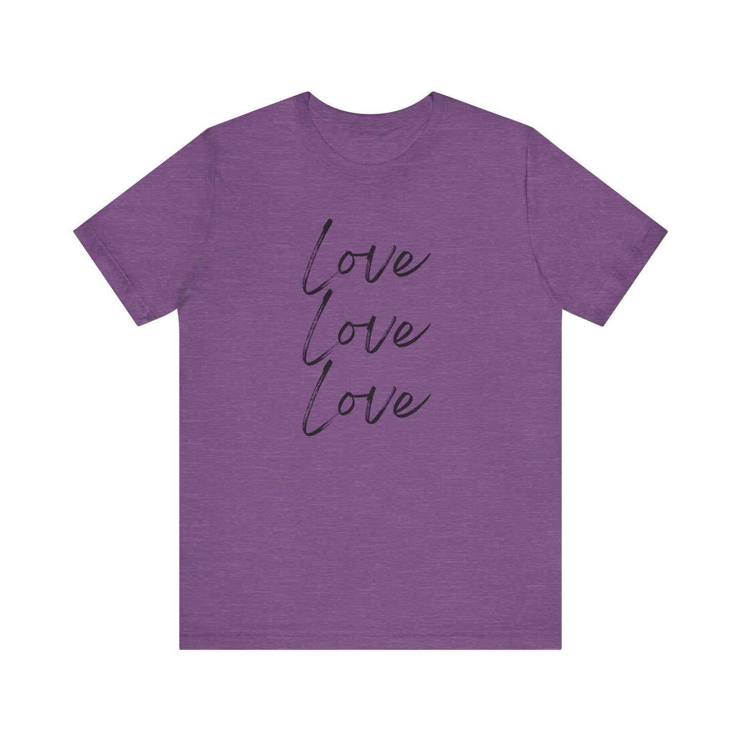 LOVE, Valentines, T-Shirt, Black letters, Unisex