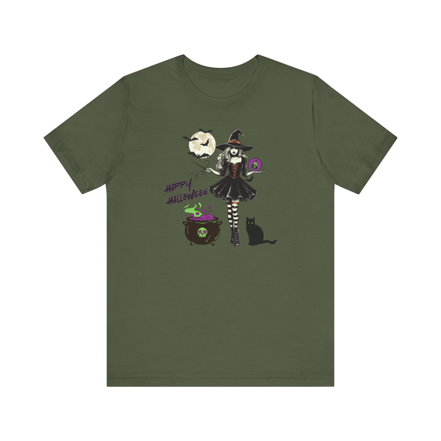 Halloween Witch Tee, Unisex Halloween Shirt, Spooky Shirt, Holiday Apparel, Pumpkin Patch T-shirt, Gift for Witch Lovers