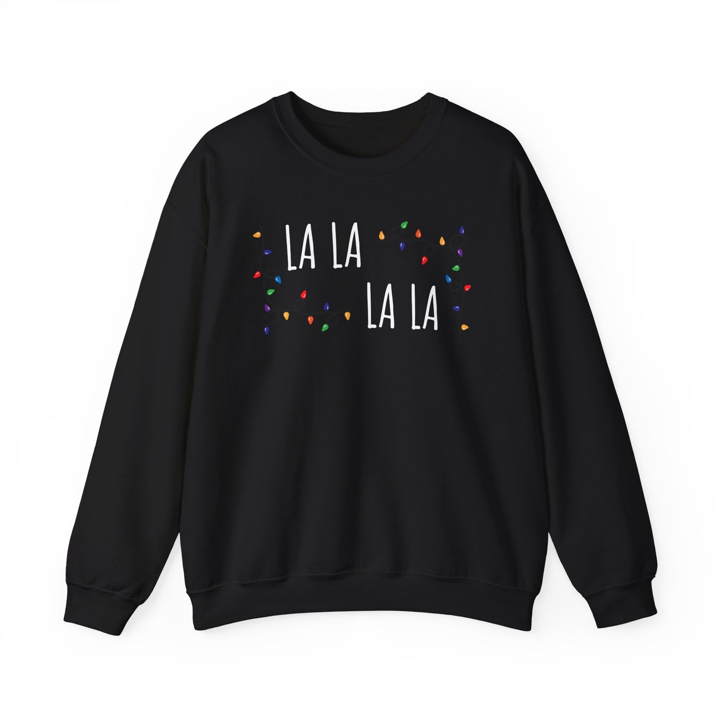 La La La La, Couple T-Shirts, Merry Christmas, Holiday, Christmas Lights, Crewneck, Sweatshirt