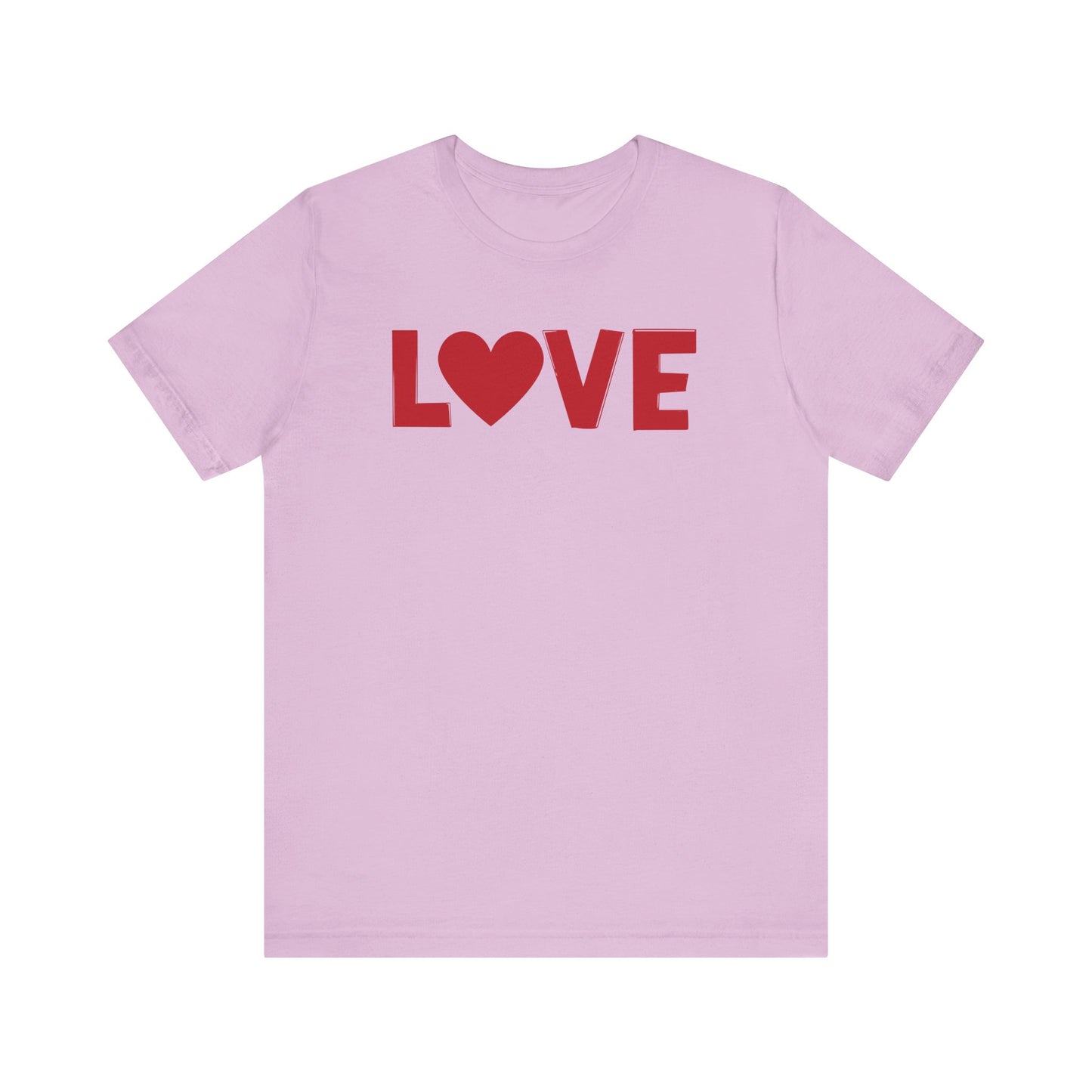 LOVE, Red, Valentines, T-Shirt, Unisex