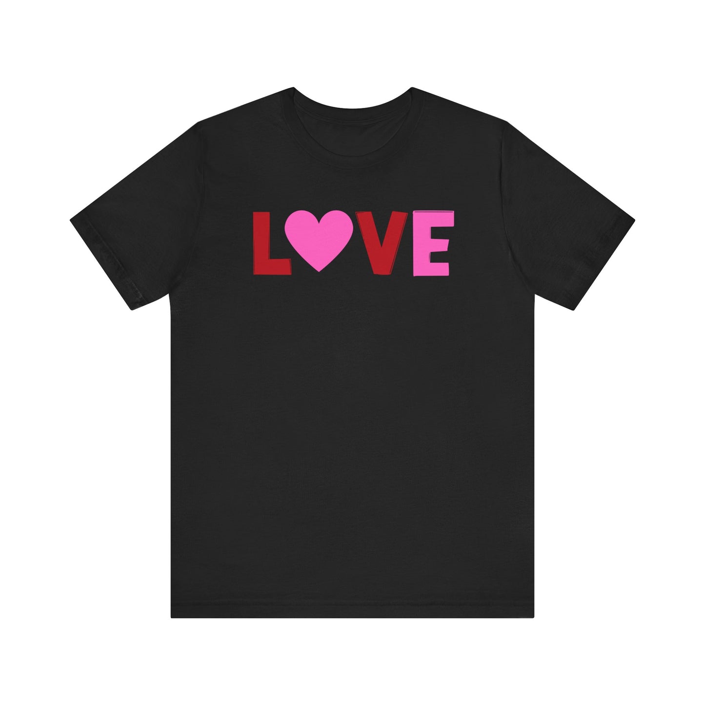 LOVE, Red, Pink, Valentines, T-Shirt, Unisex