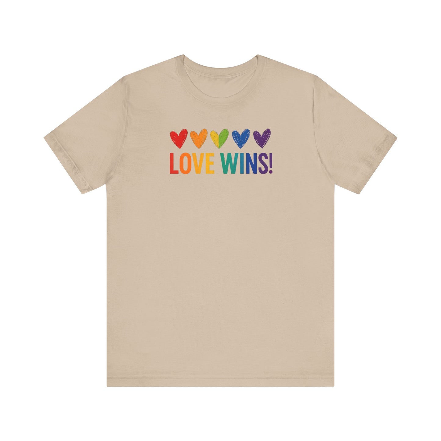 Love Wins! Unisex Tee, LGBTQ+ Pride Shirt, Celebration of Love