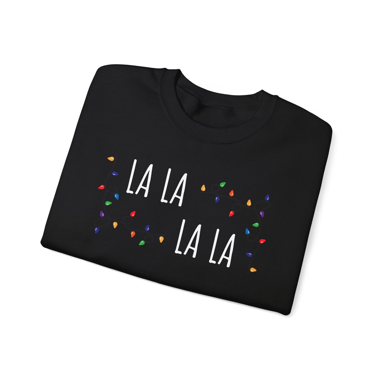 La La La La, Couple T-Shirts, Merry Christmas, Holiday, Christmas Lights, Crewneck, Sweatshirt