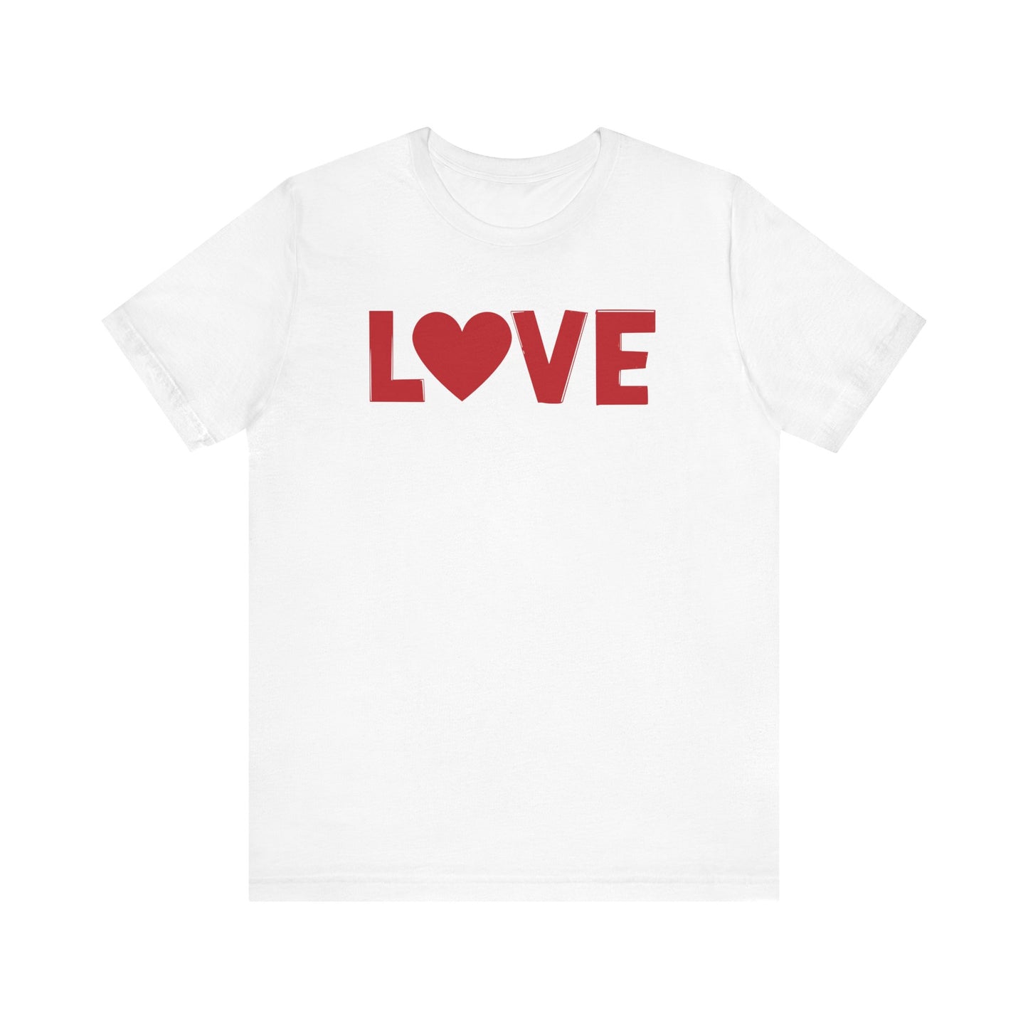 LOVE, Red, Valentines, T-Shirt, Unisex