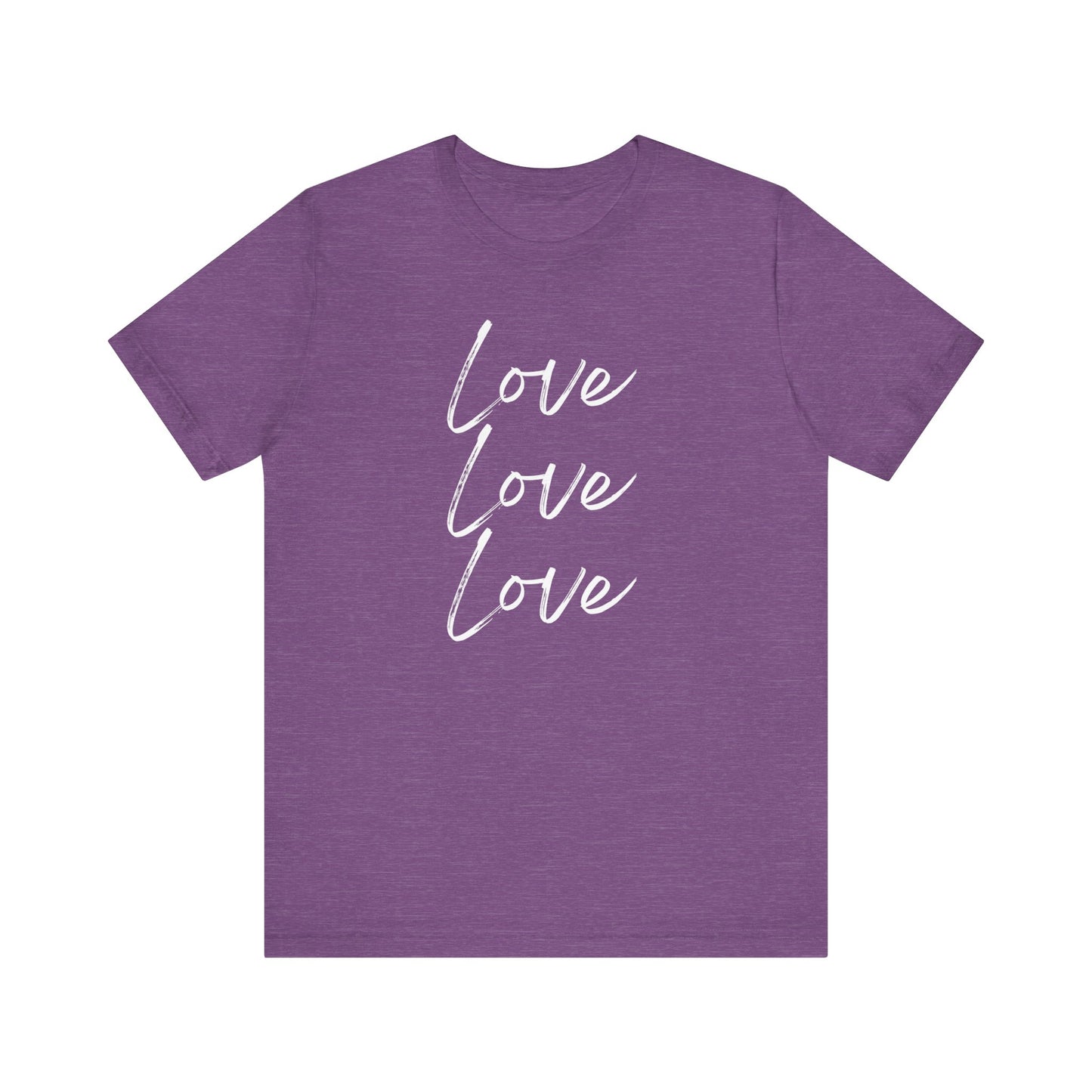 LOVE, Valentines, T-Shirt, White letters, Unisex