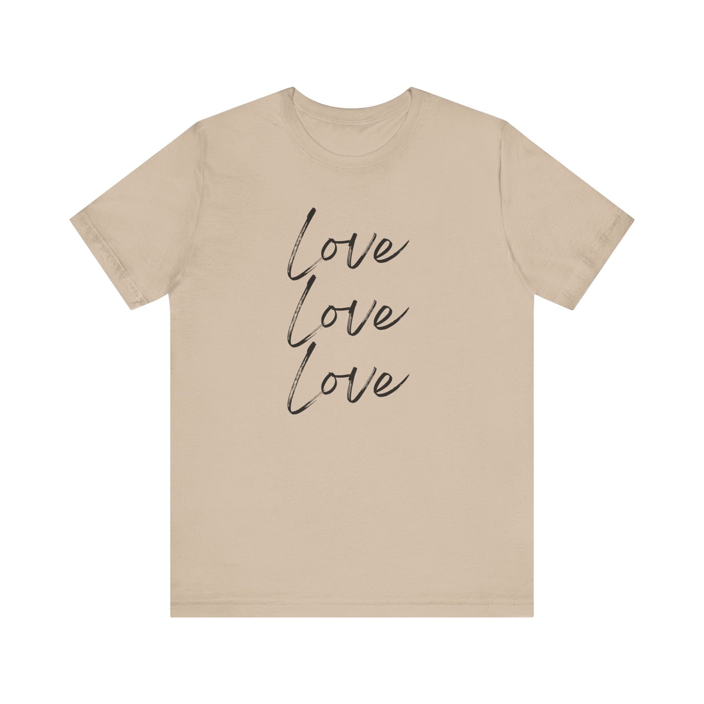 LOVE, Valentines, T-Shirt, Black letters, Unisex