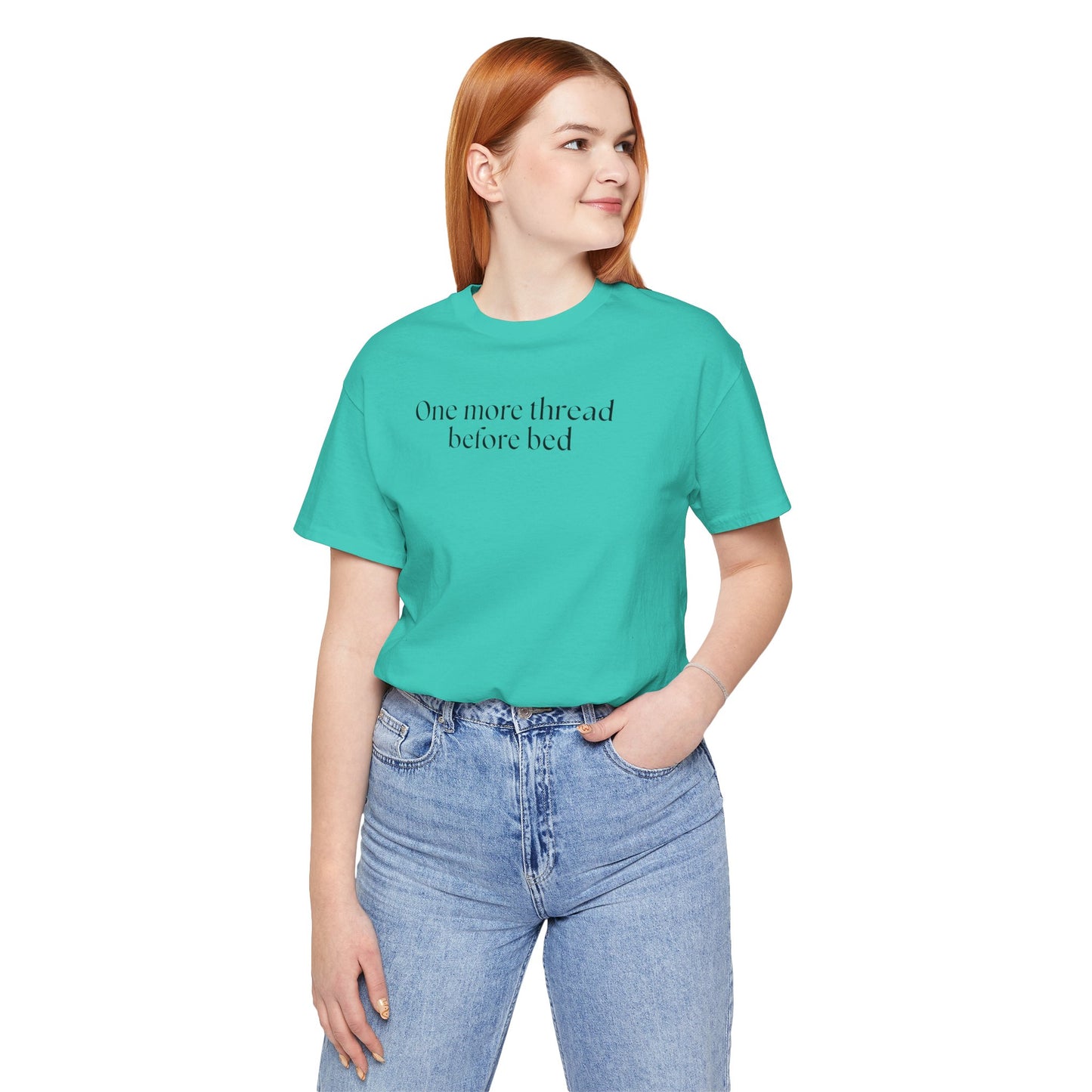 One More Thread Before Bed, Stitching Shirt, Cross Stitch Shirt, Sewing Shirt