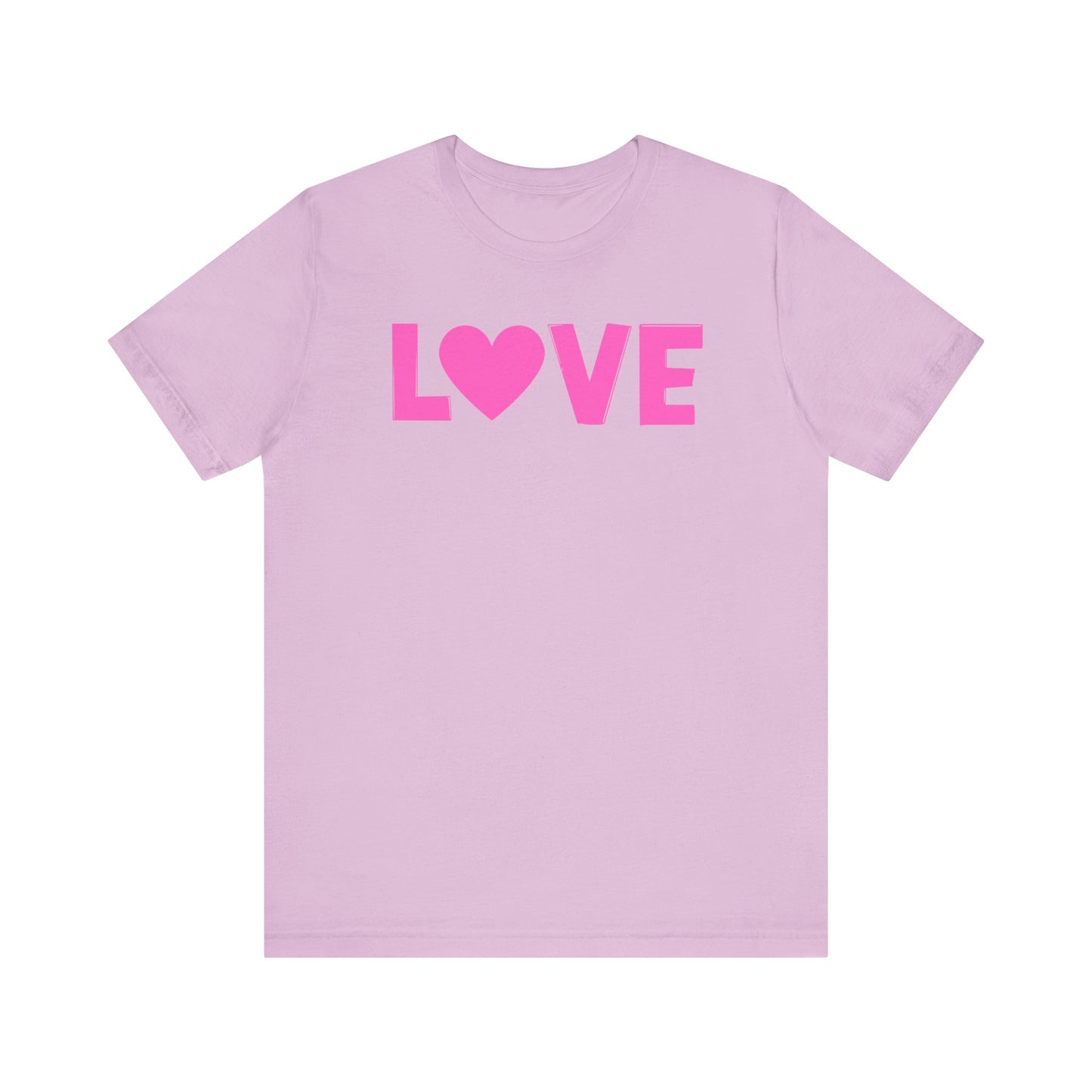 LOVE, Pink, Valentines, T-Shirt, Unisex