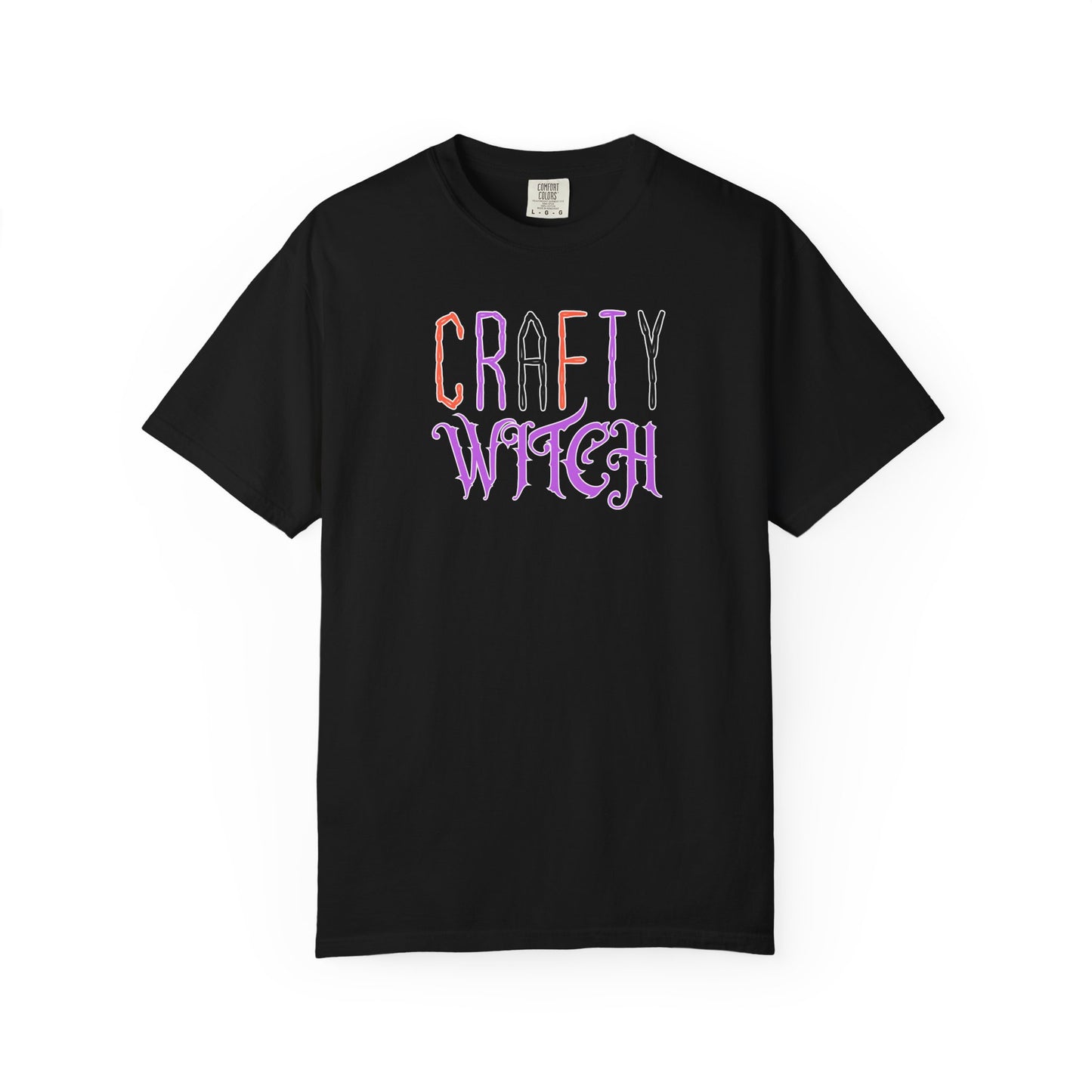 Crafty Witch T-Shirt, Witchy Apparel, Halloween, Gifts for Witch Lovers, Comfort Colors T-Shirt