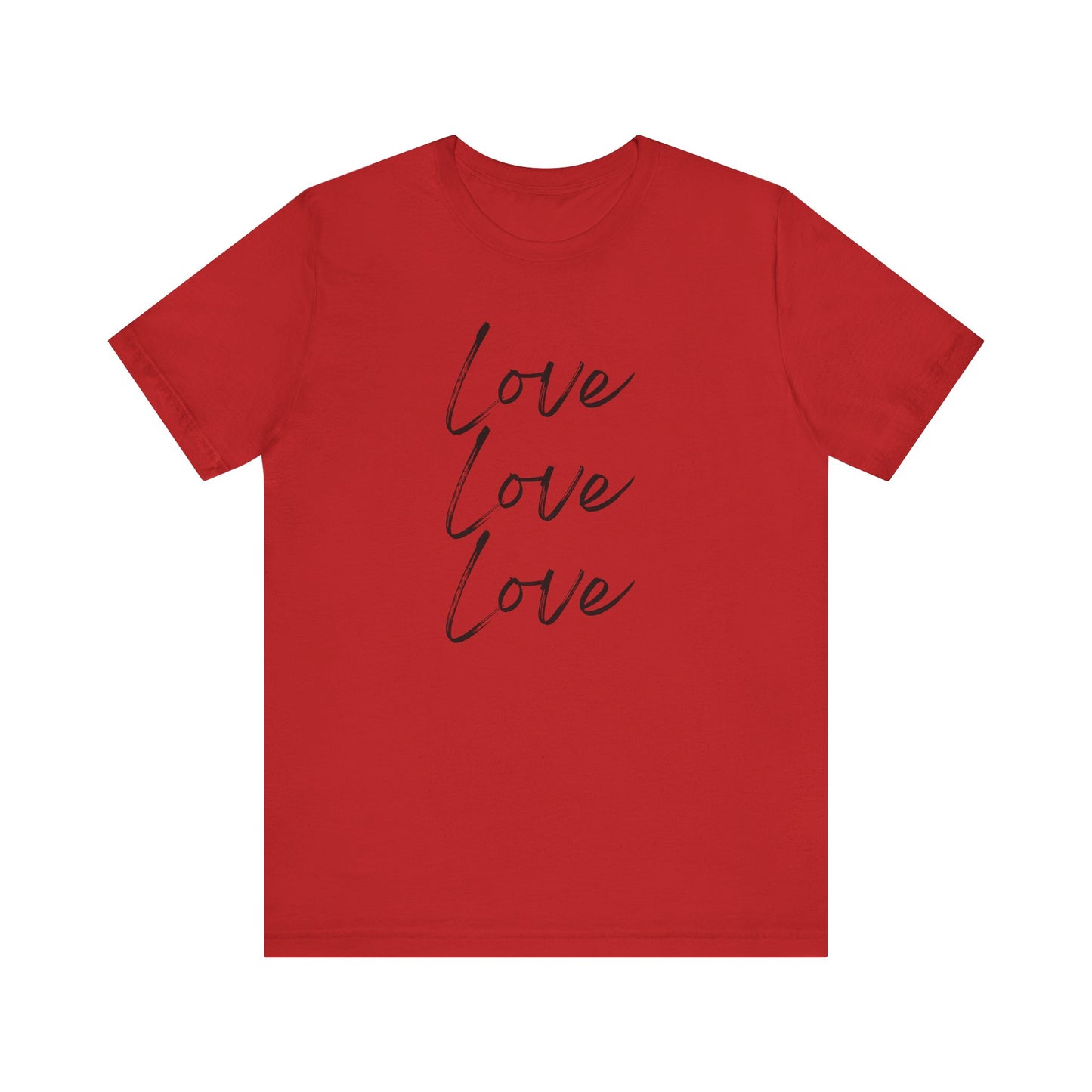 LOVE, Valentines, T-Shirt, Black letters, Unisex