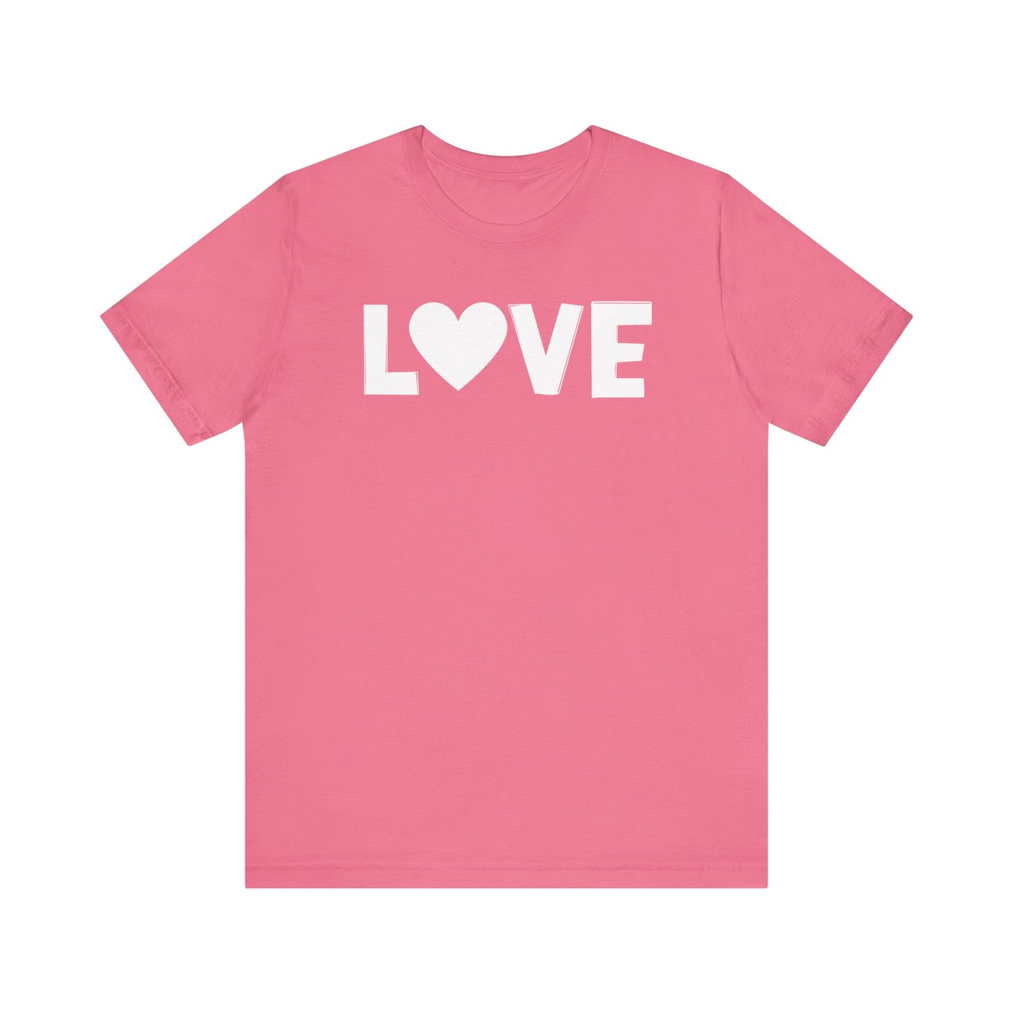 LOVE, Valentines, T-Shirt, Unisex, White