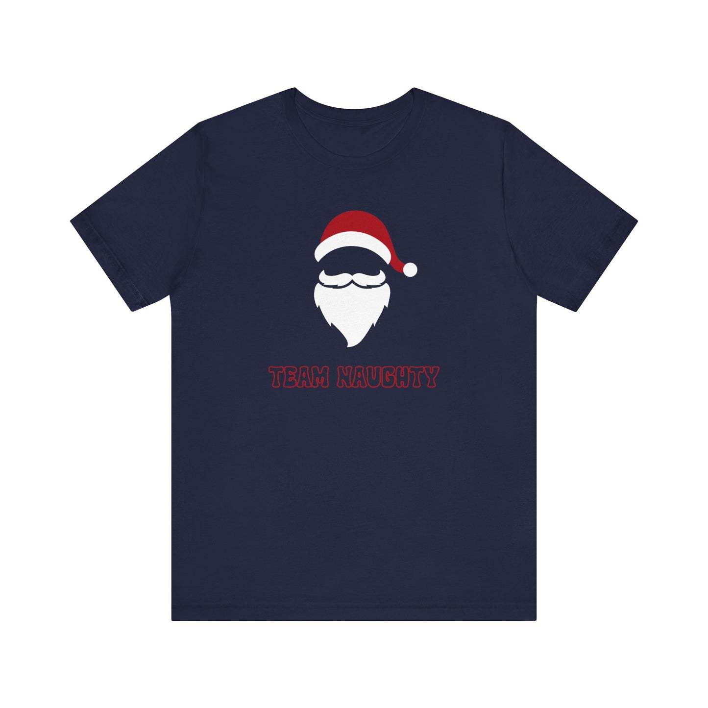 Team Naughty, Christmas, Santa, Holiday, T-Shirt, Unisex Jersey Short Sleeve Tee