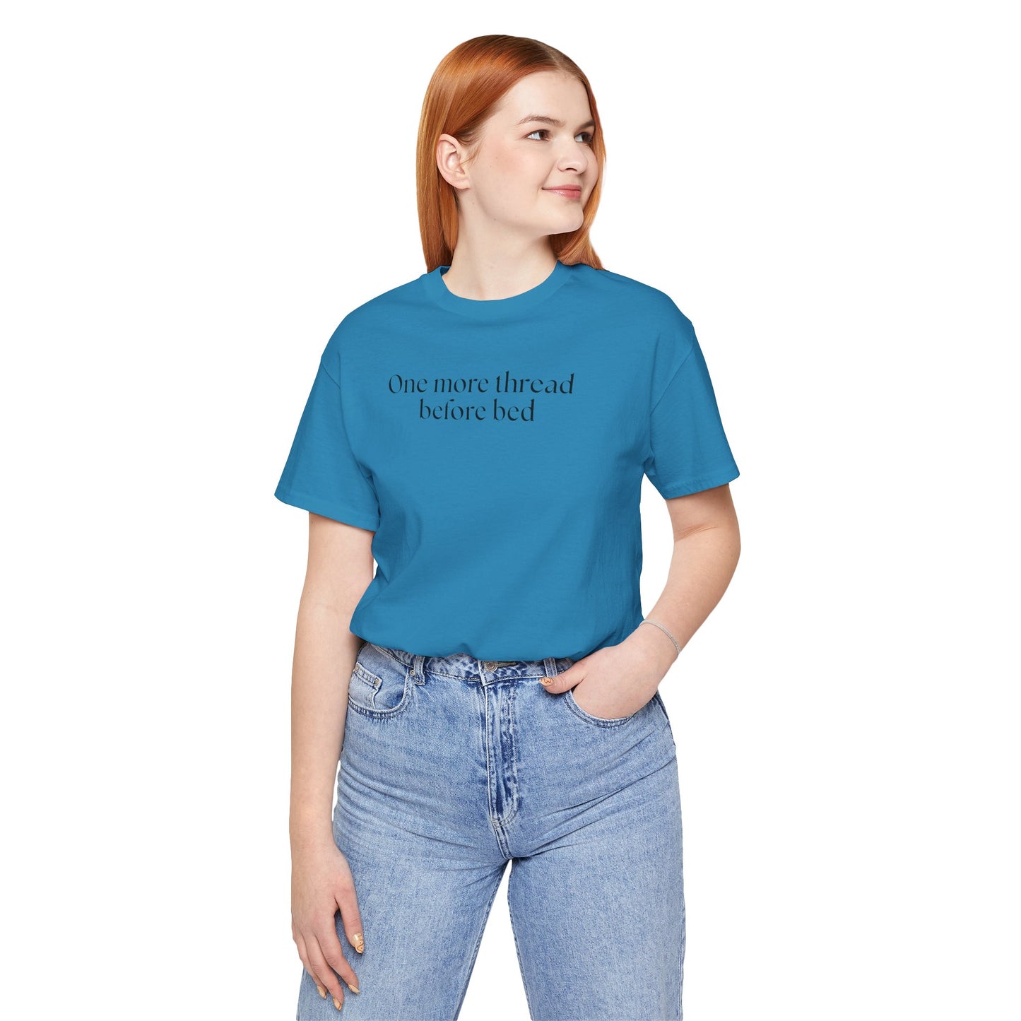 One More Thread Before Bed, Stitching Shirt, Cross Stitch Shirt, Sewing Shirt