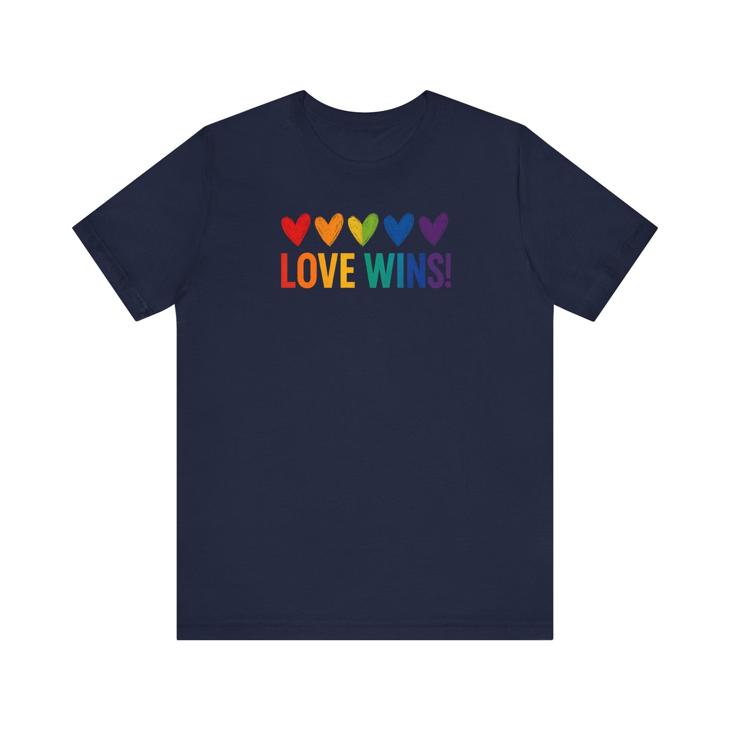 Love Wins! Unisex Tee, LGBTQ+ Pride Shirt, Celebration of Love