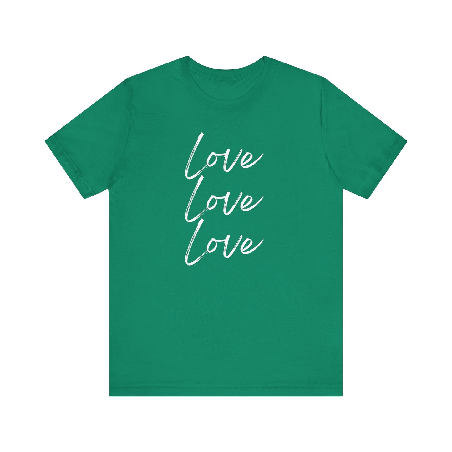 LOVE, Valentines, T-Shirt, White letters, Unisex