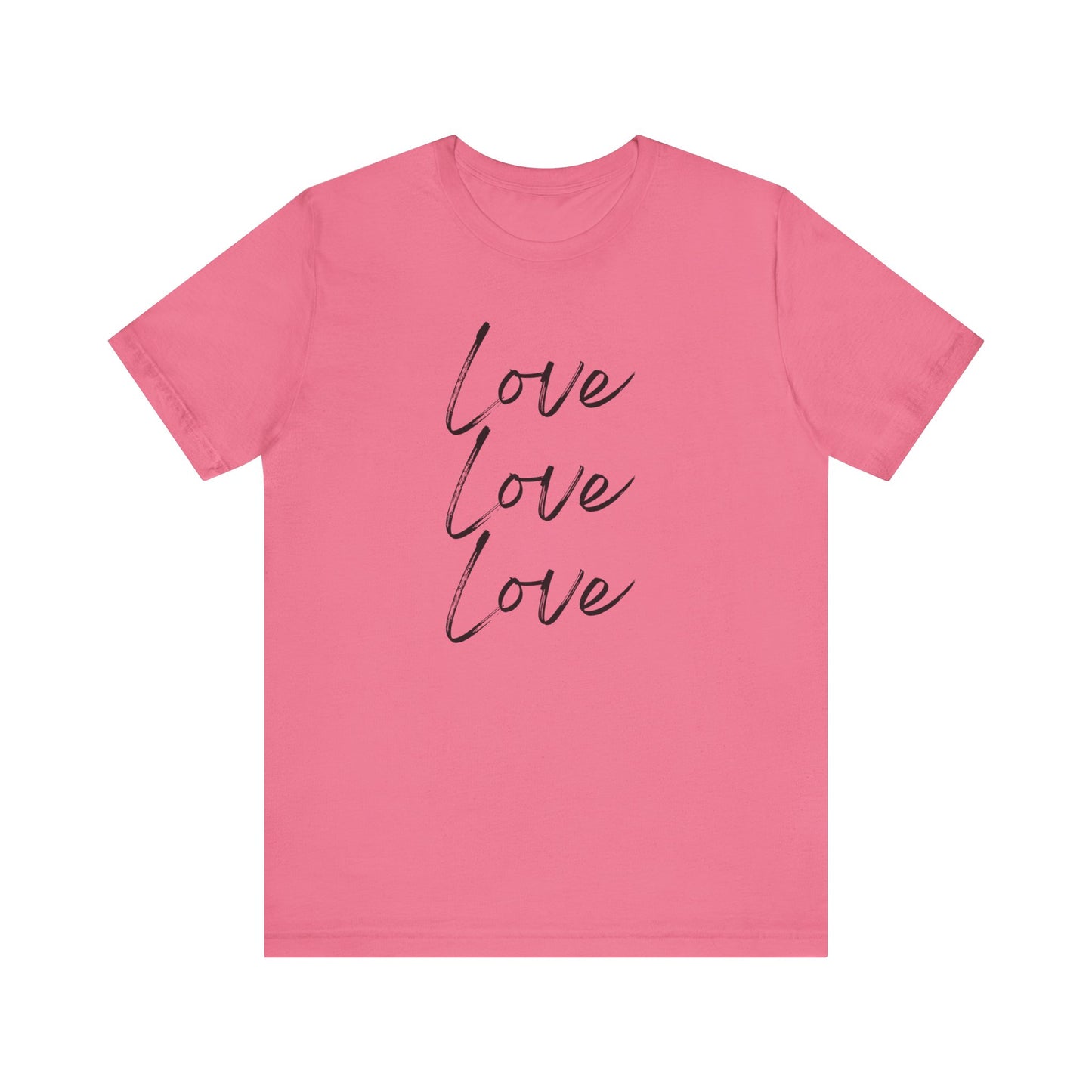 LOVE, Valentines, T-Shirt, Black letters, Unisex