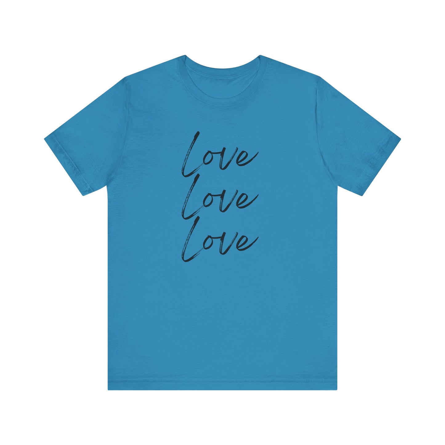 LOVE, Valentines, T-Shirt, Black letters, Unisex