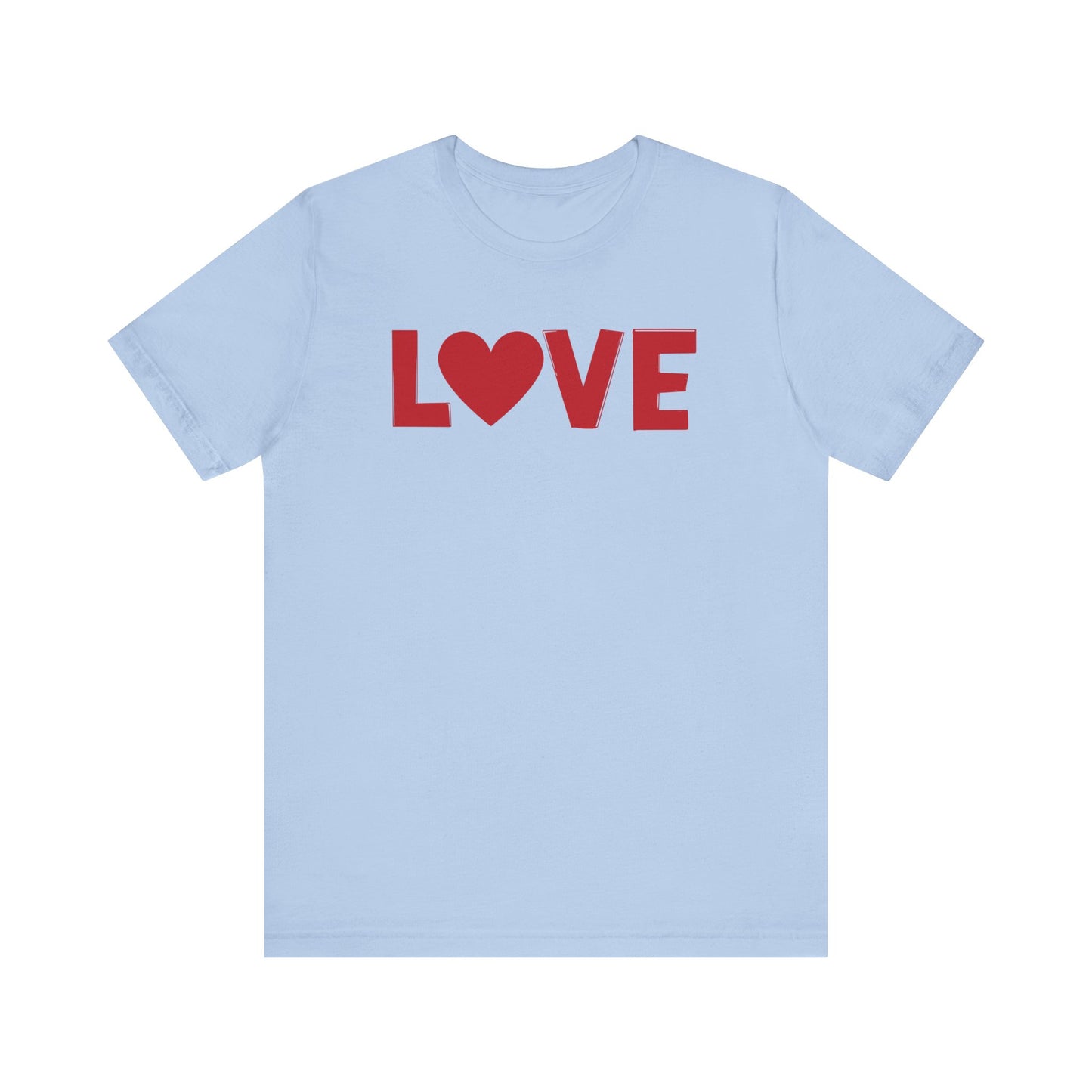 LOVE, Red, Valentines, T-Shirt, Unisex