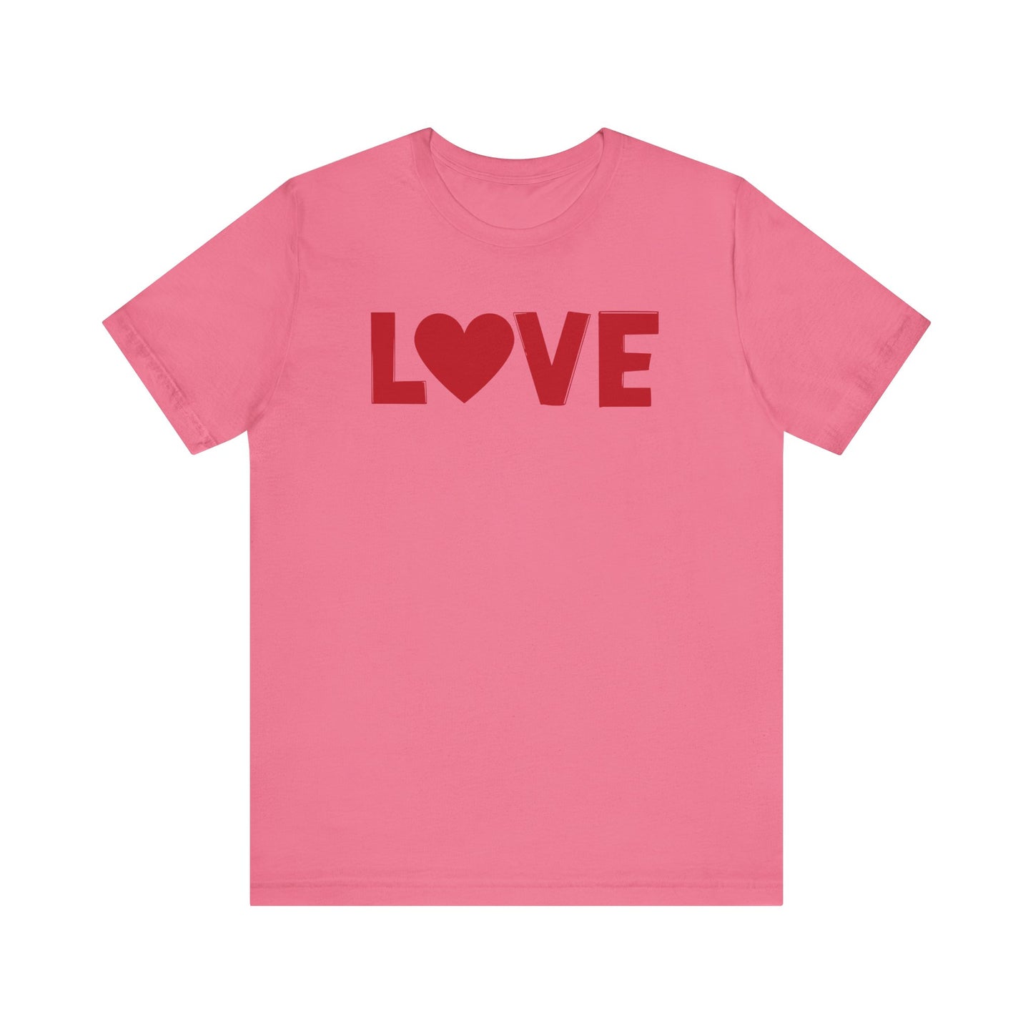 LOVE, Red, Valentines, T-Shirt, Unisex