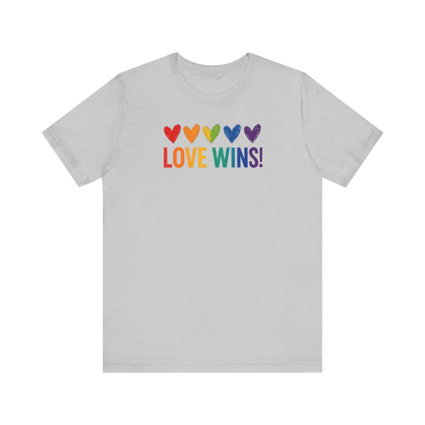 Love Wins! Unisex Tee, LGBTQ+ Pride Shirt, Celebration of Love