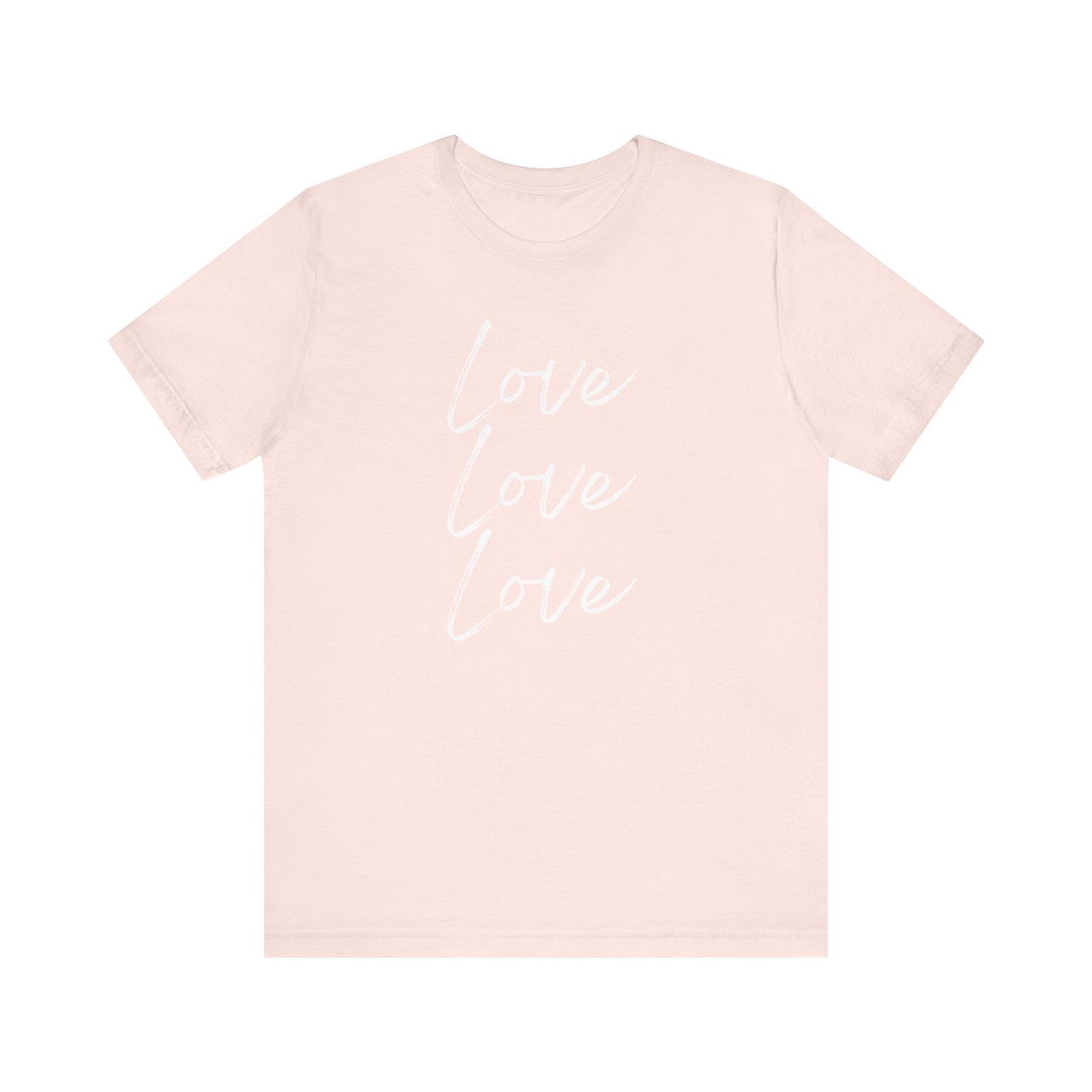 LOVE, Valentines, T-Shirt, White letters, Unisex