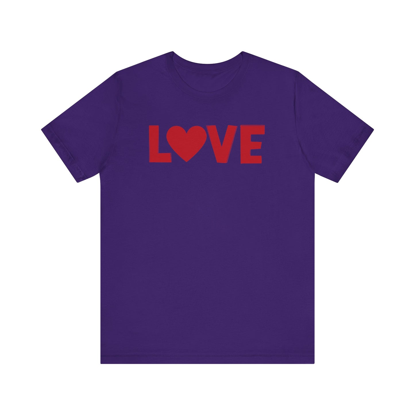 LOVE, Red, Valentines, T-Shirt, Unisex