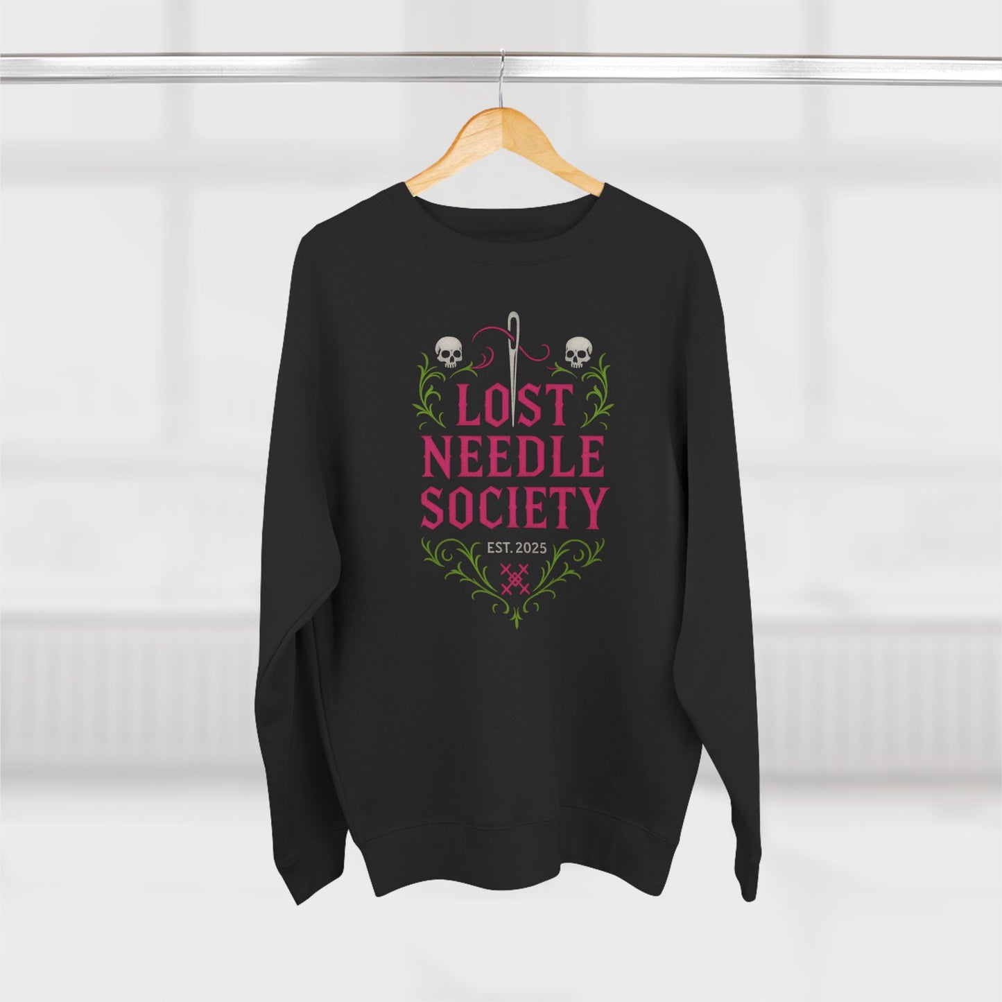 Lost Needle Society Unisex Crewneck Sweatshirt
