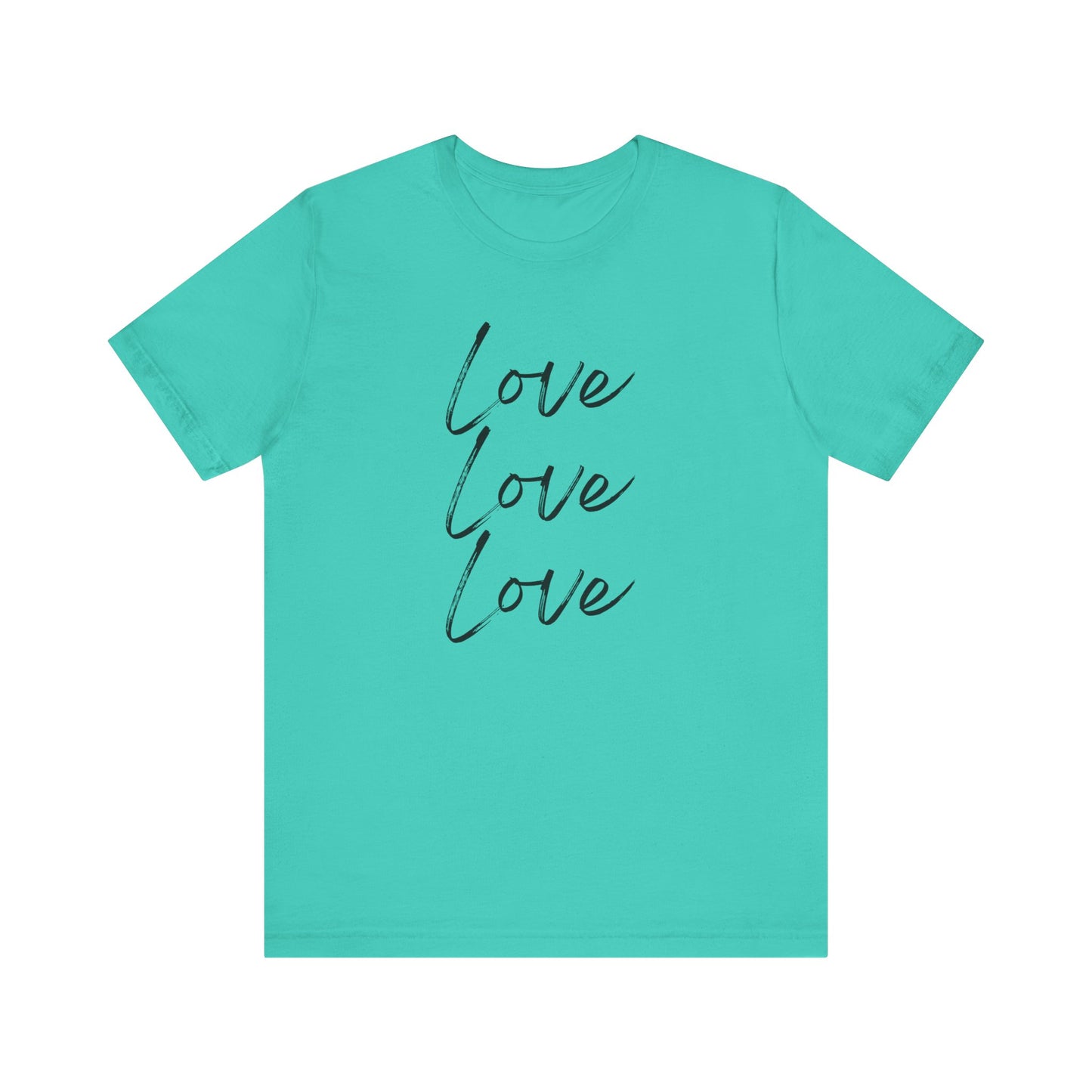LOVE, Valentines, T-Shirt, Black letters, Unisex