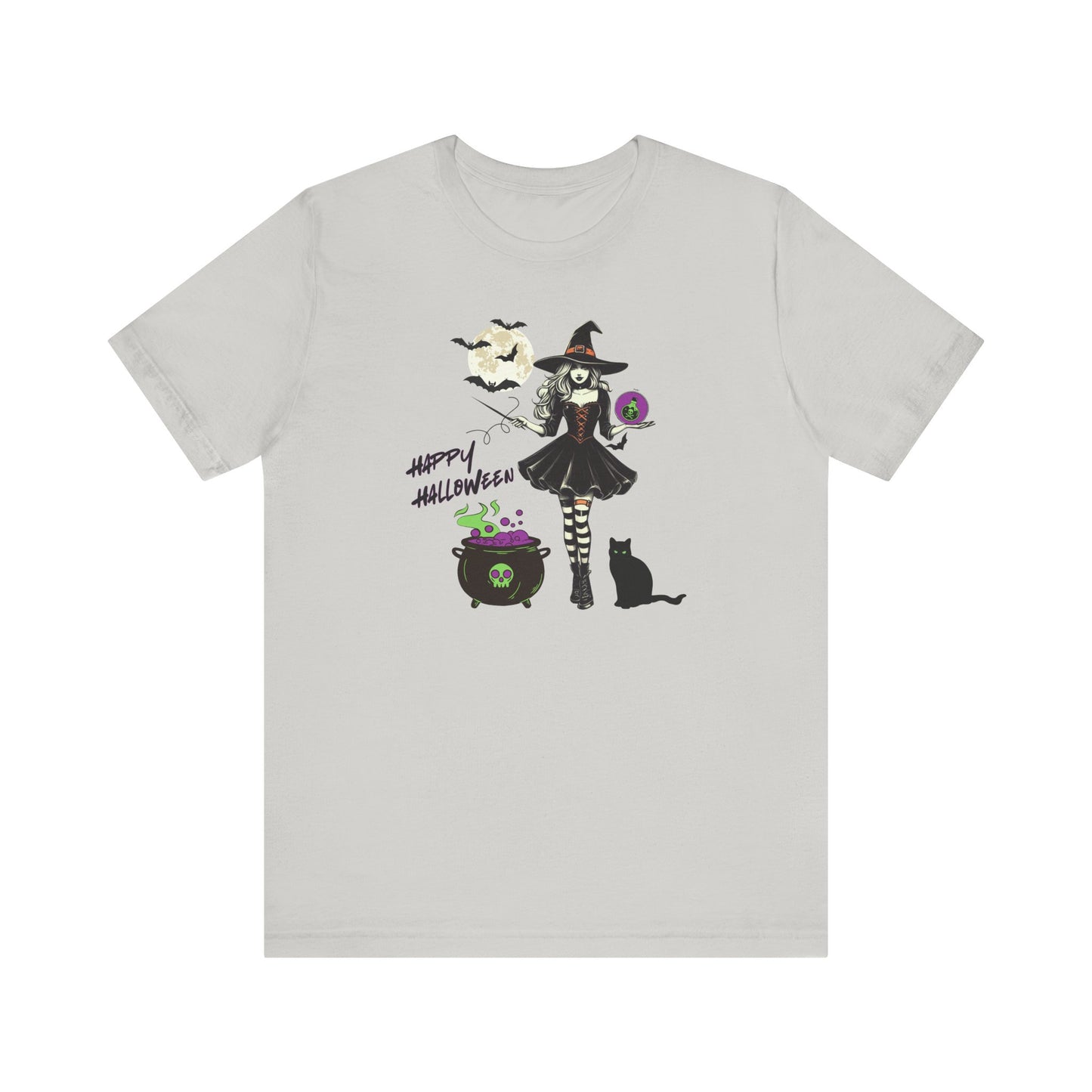 Halloween Witch Tee, Unisex Halloween Shirt, Spooky Shirt, Holiday Apparel, Pumpkin Patch T-shirt, Gift for Witch Lovers