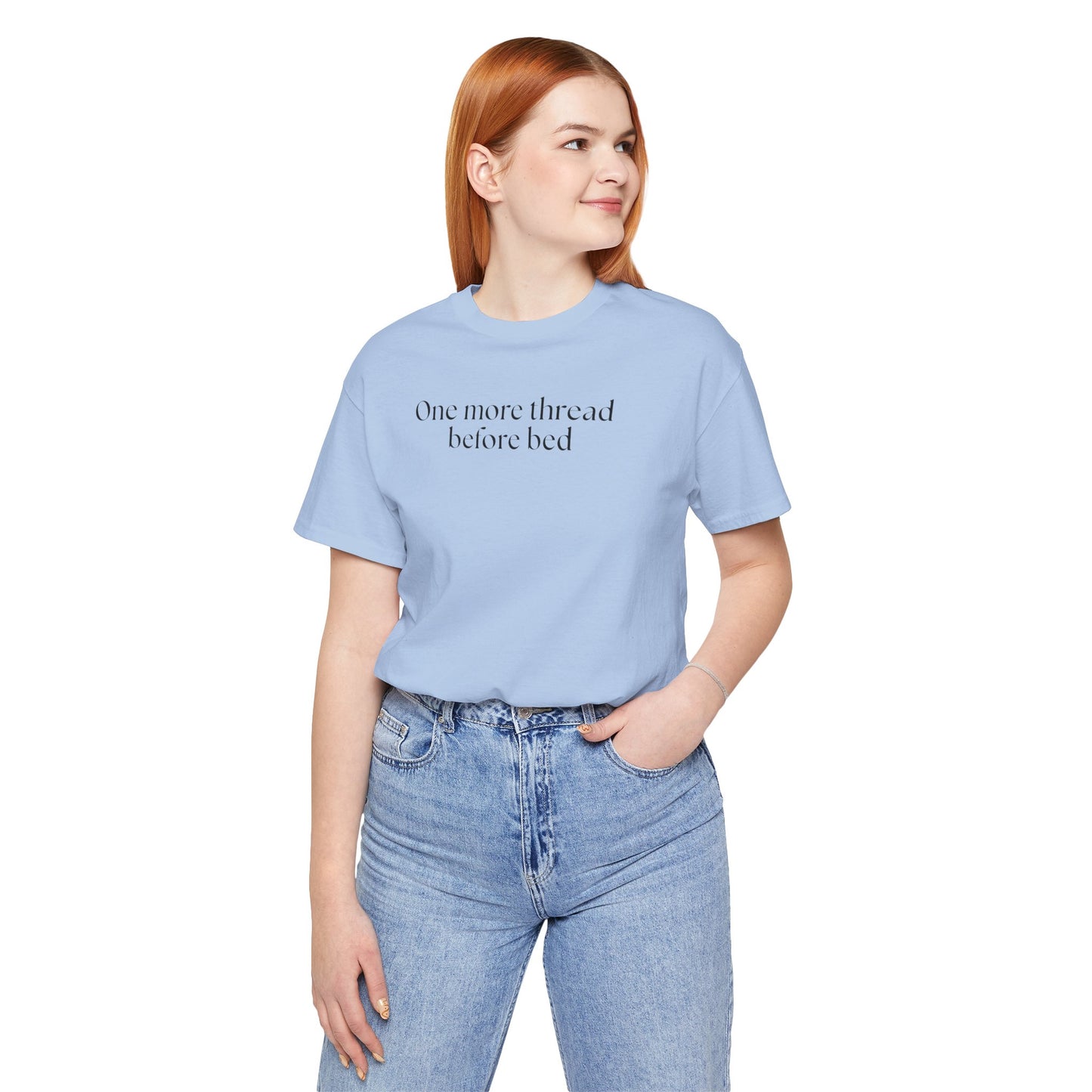 One More Thread Before Bed, Stitching Shirt, Cross Stitch Shirt, Sewing Shirt