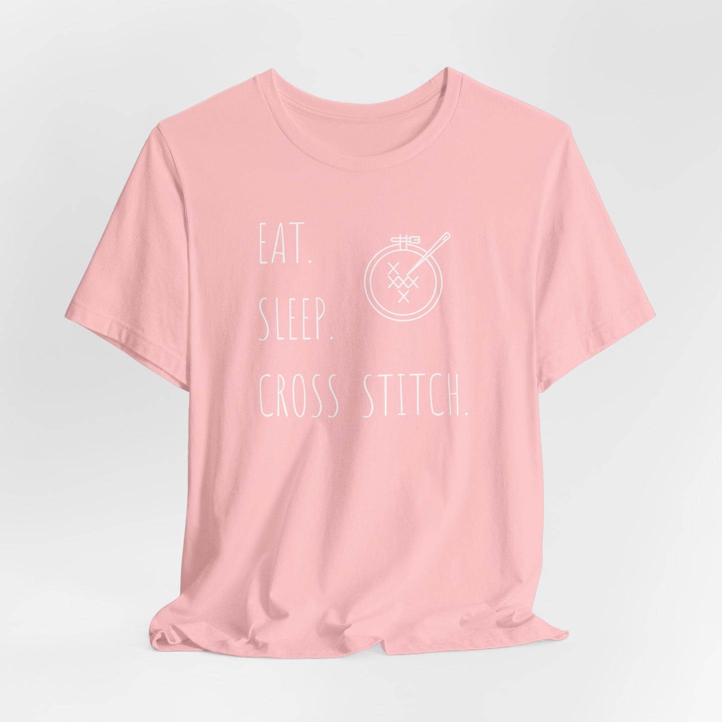 Eat Sleep Cross Stitch, T-Shirt, Unisex
