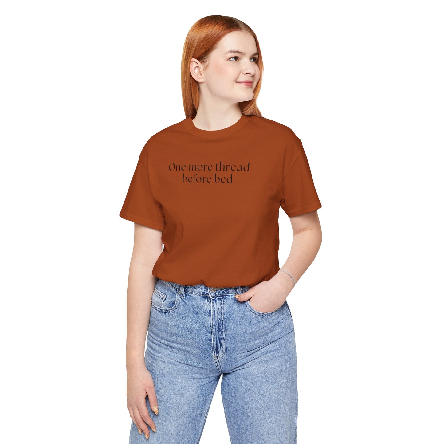 One More Thread Before Bed, Stitching Shirt, Cross Stitch Shirt, Sewing Shirt