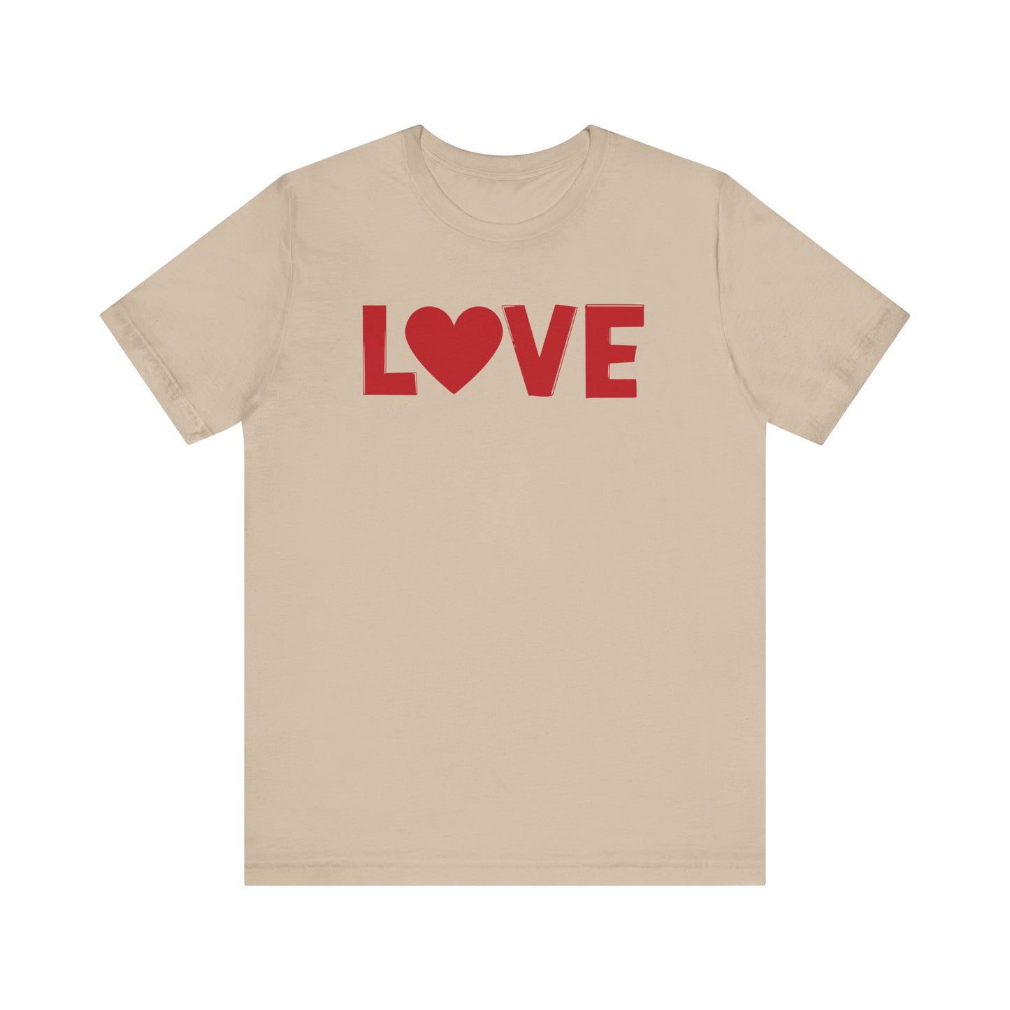 LOVE, Red, Valentines, T-Shirt, Unisex