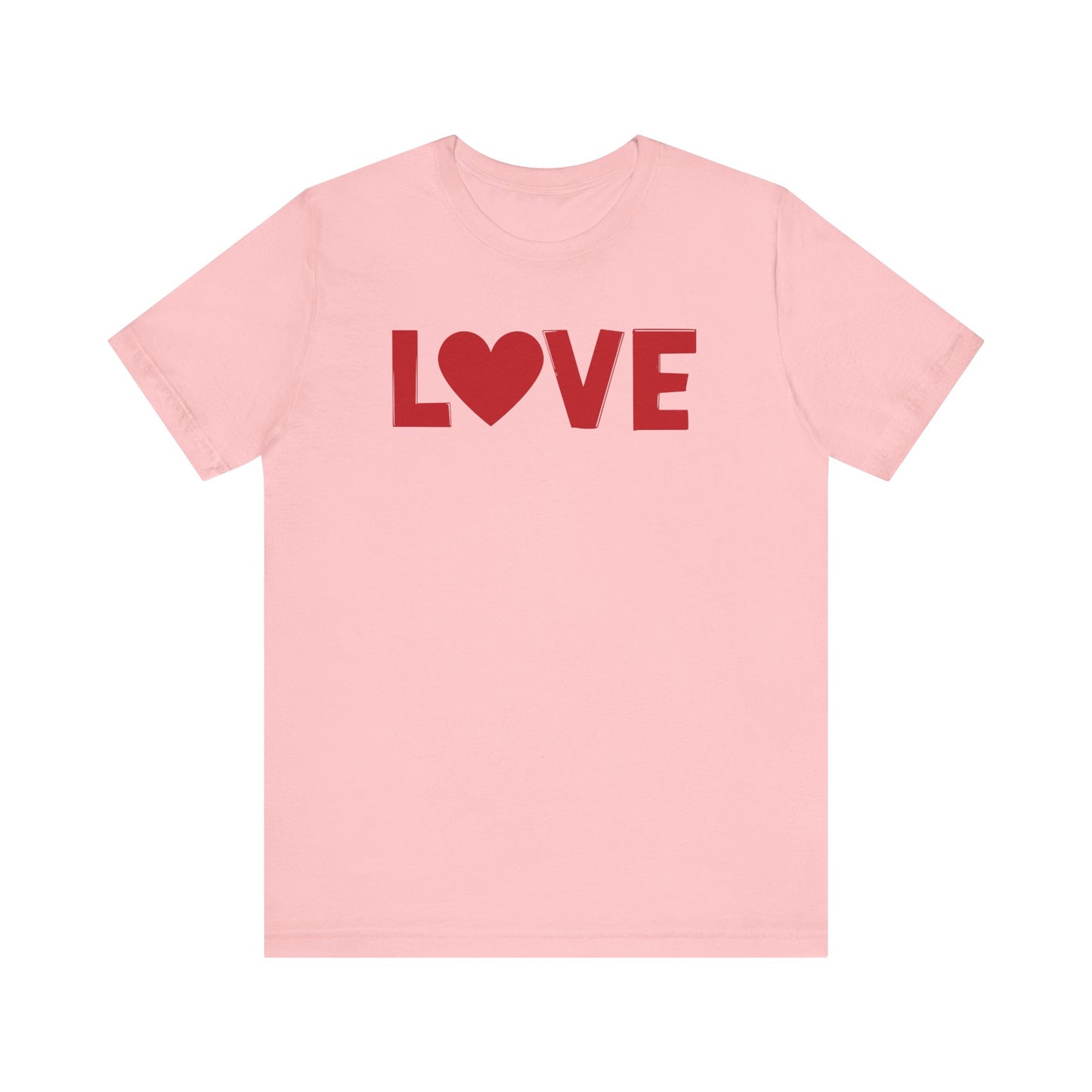 LOVE, Red, Valentines, T-Shirt, Unisex