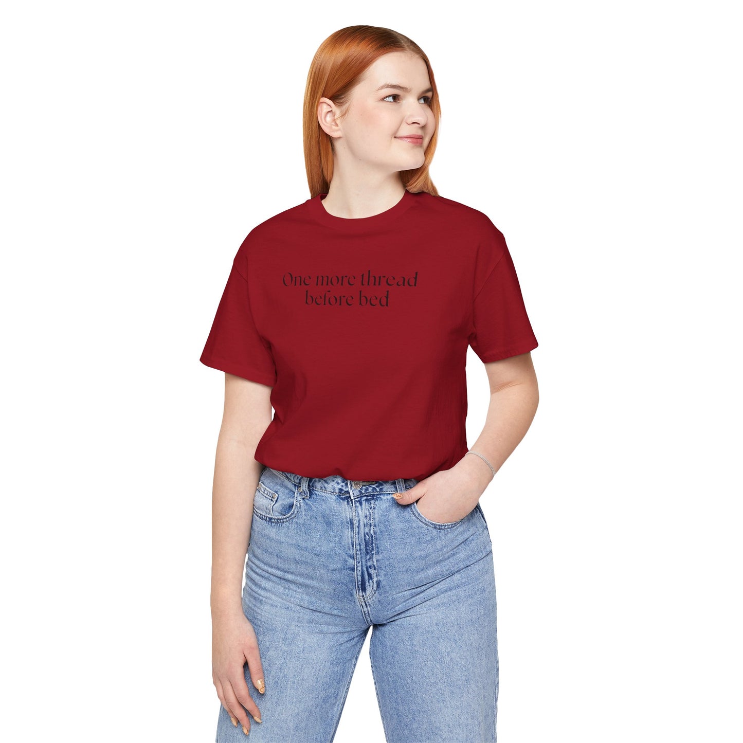 One More Thread Before Bed, Stitching Shirt, Cross Stitch Shirt, Sewing Shirt