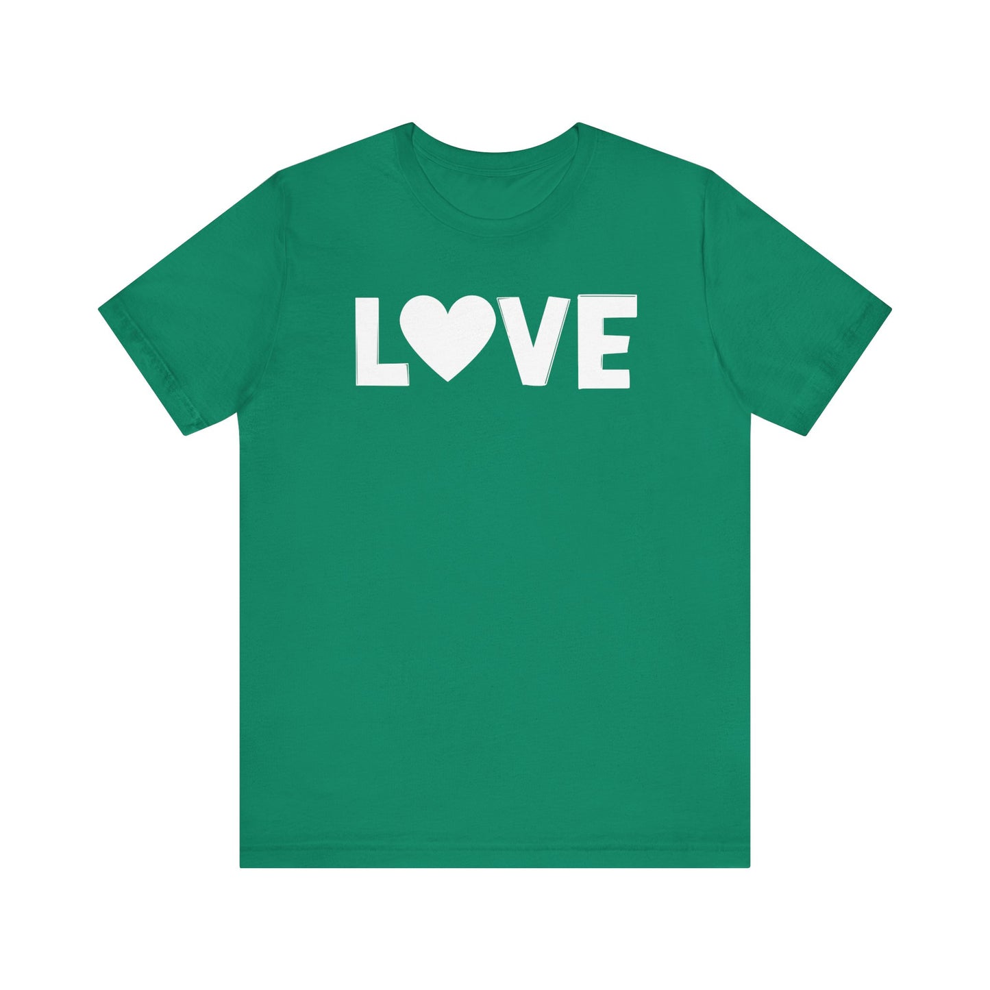 LOVE, Valentines, T-Shirt, Unisex, White