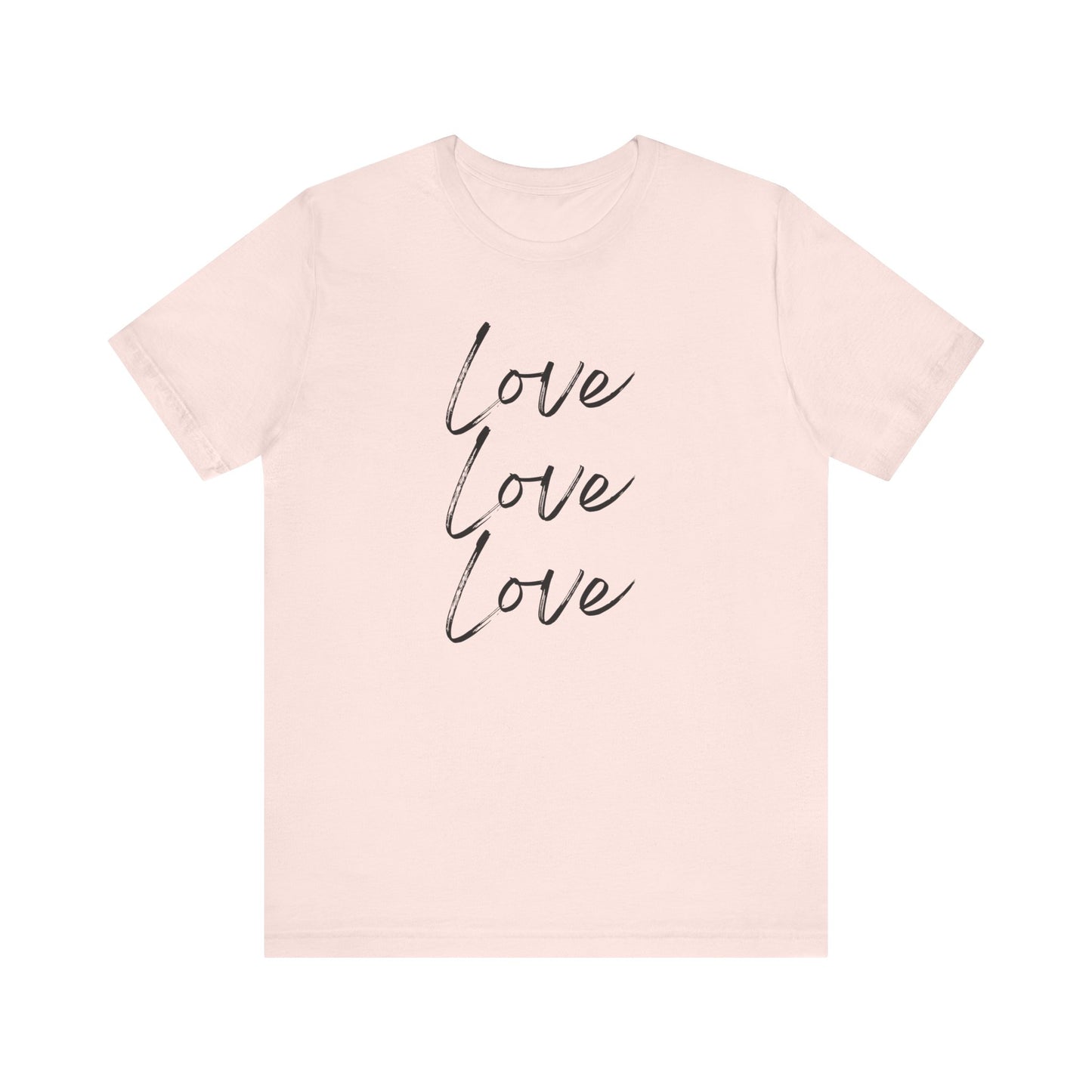LOVE, Valentines, T-Shirt, Black letters, Unisex