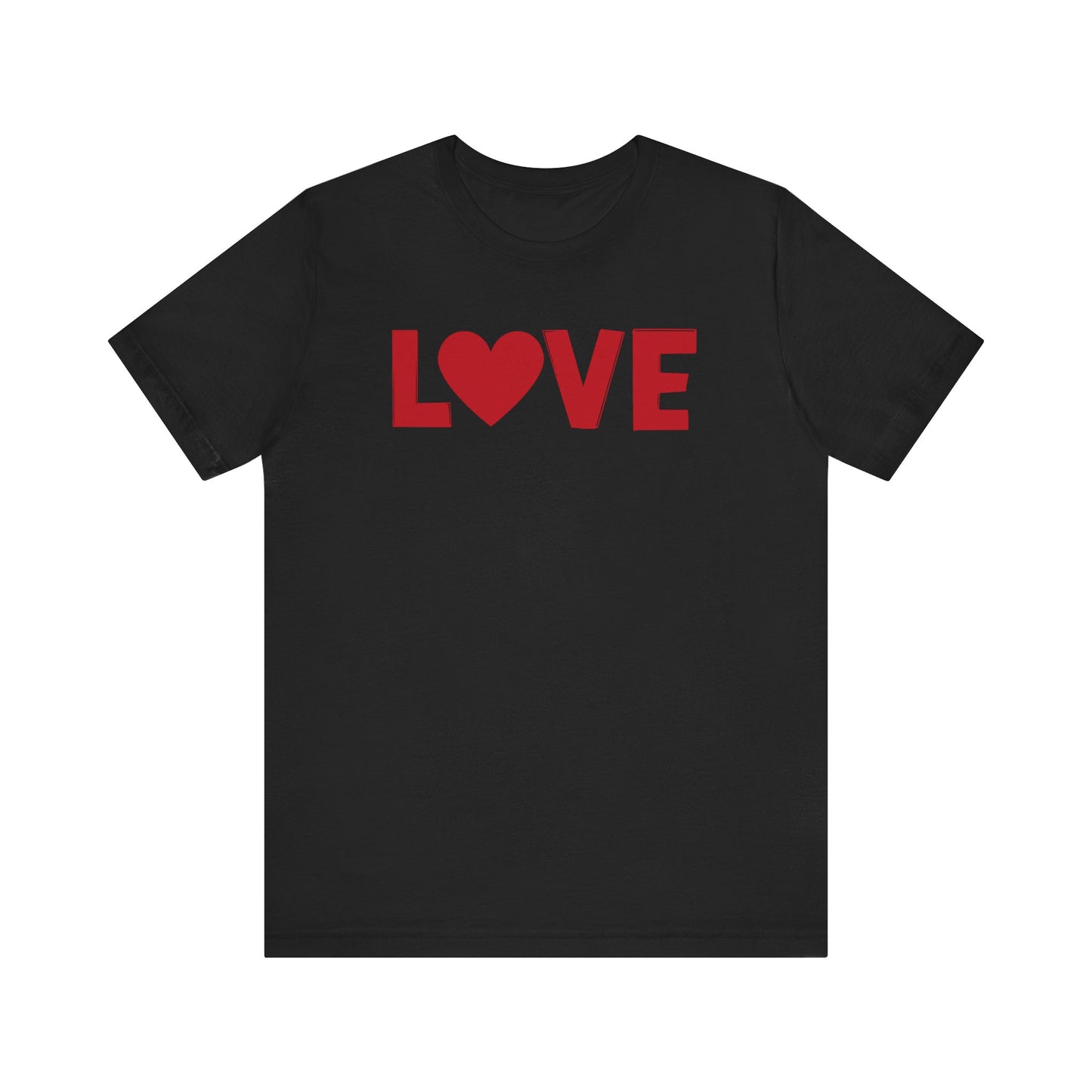LOVE, Red, Valentines, T-Shirt, Unisex
