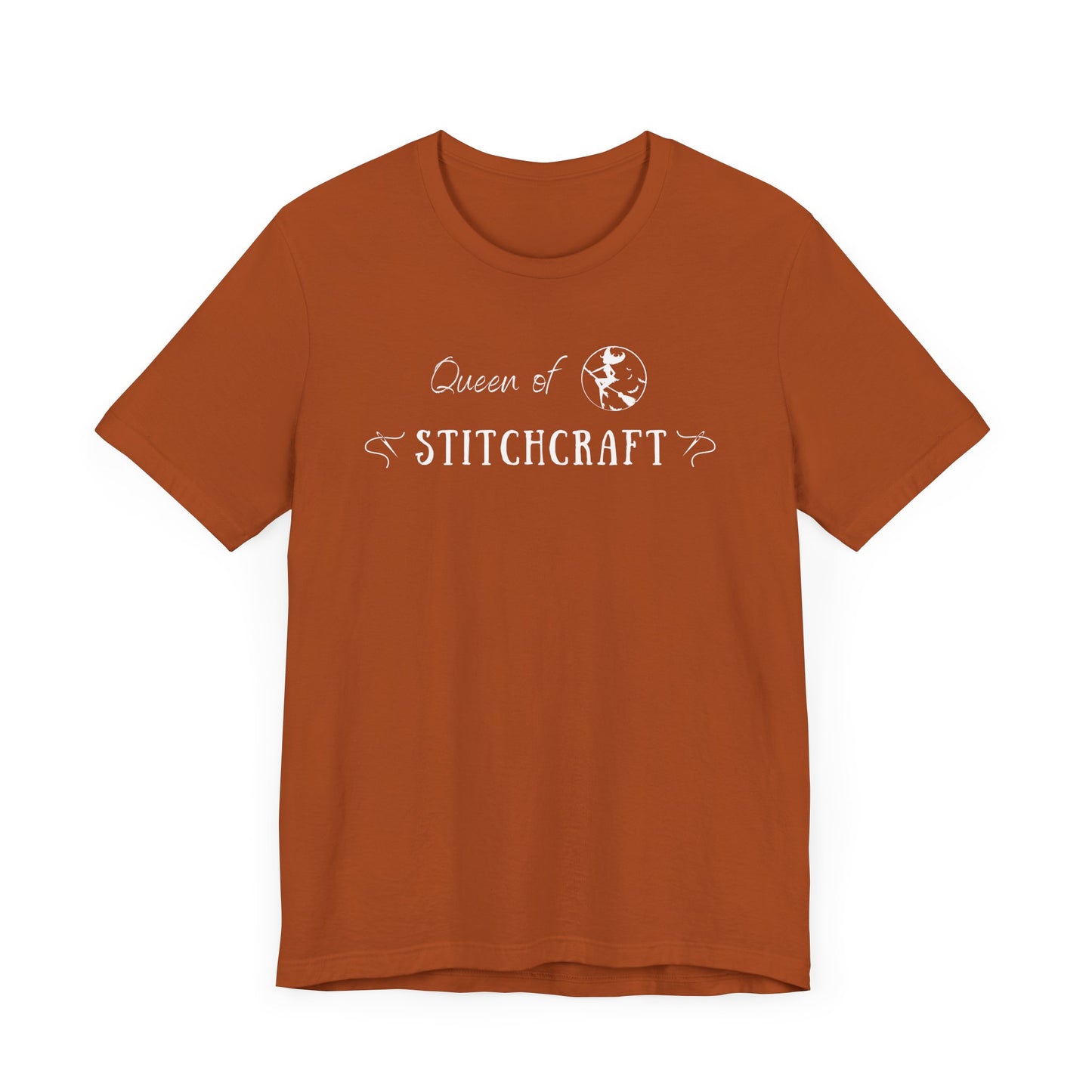 Queen of Stitchcraft, Cross Stitch, Queen, Witch, Stitching, T-Shirt, Unisex