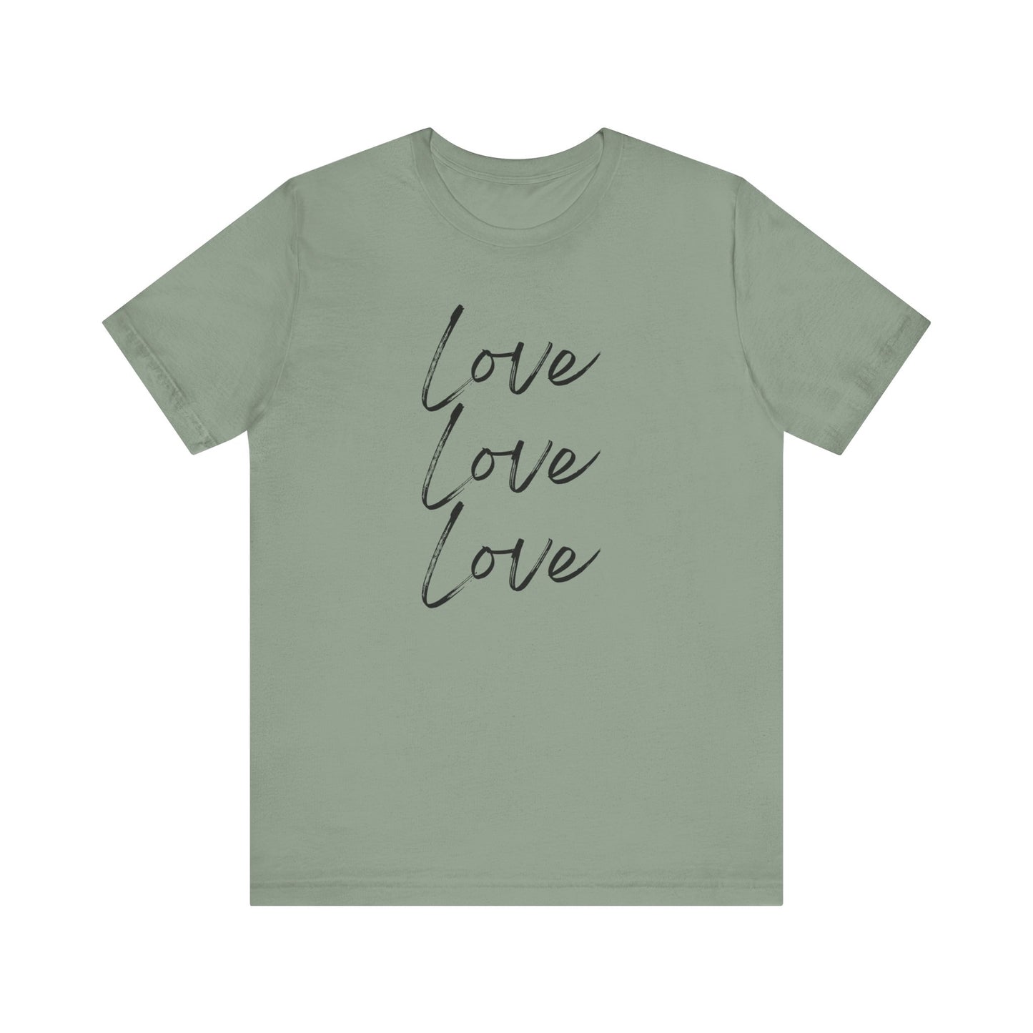 LOVE, Valentines, T-Shirt, Black letters, Unisex