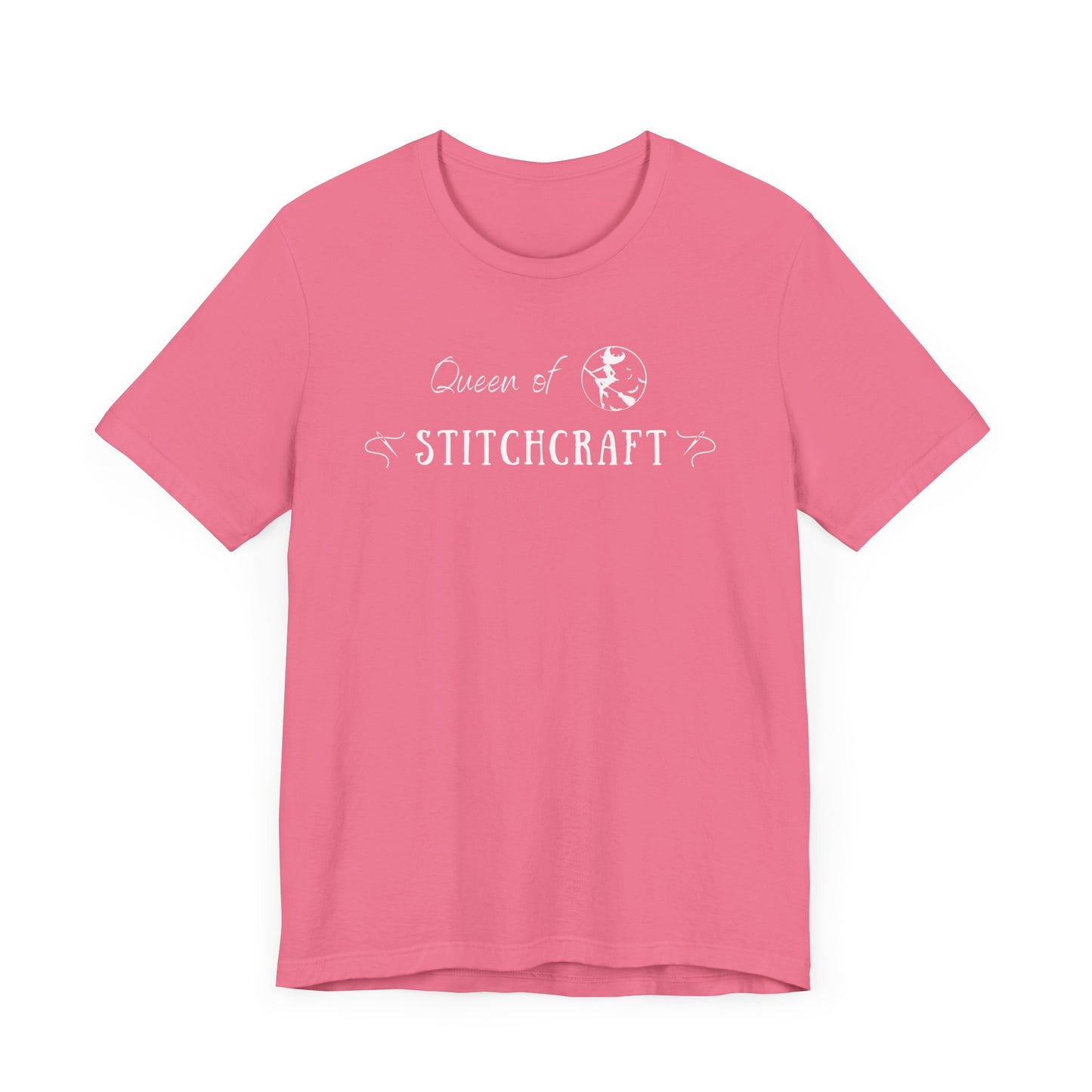 Queen of Stitchcraft, Cross Stitch, Queen, Witch, Stitching, T-Shirt, Unisex