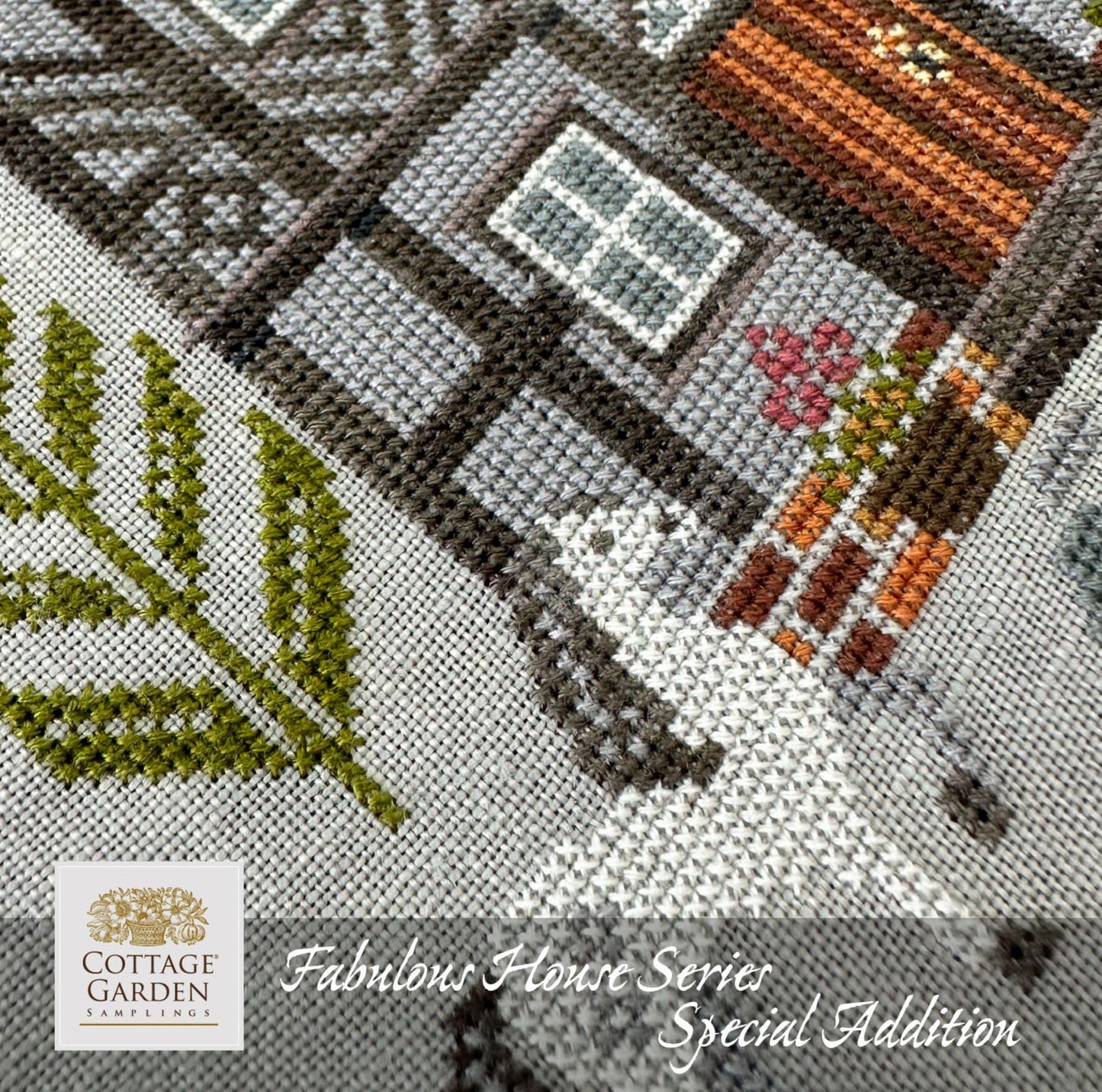 Tudor House, Cottage Garden Samplings Fabulous House Series #13, Special Edition, NEW, Cross Stitch Chart, Cross Stitching